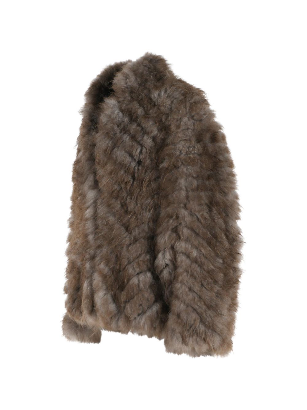Falk Giacca In Capra Cashmere F06JA417H38 063 FANGO SIMONETTA RAVIZZA
