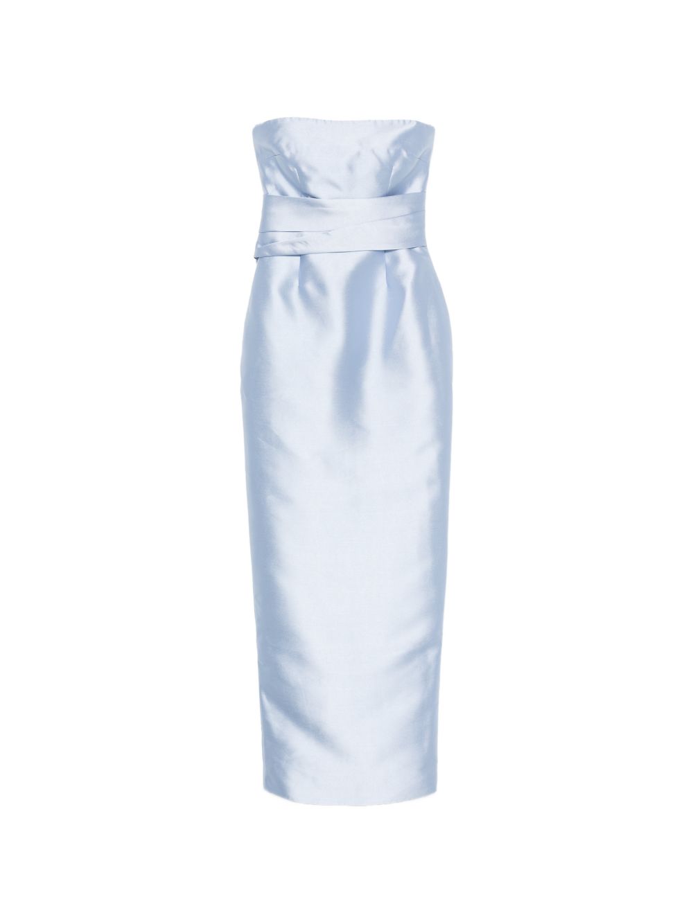 Abito lungo Ingrid OS48036 LIGHT BLUE SOLACE LONDON
