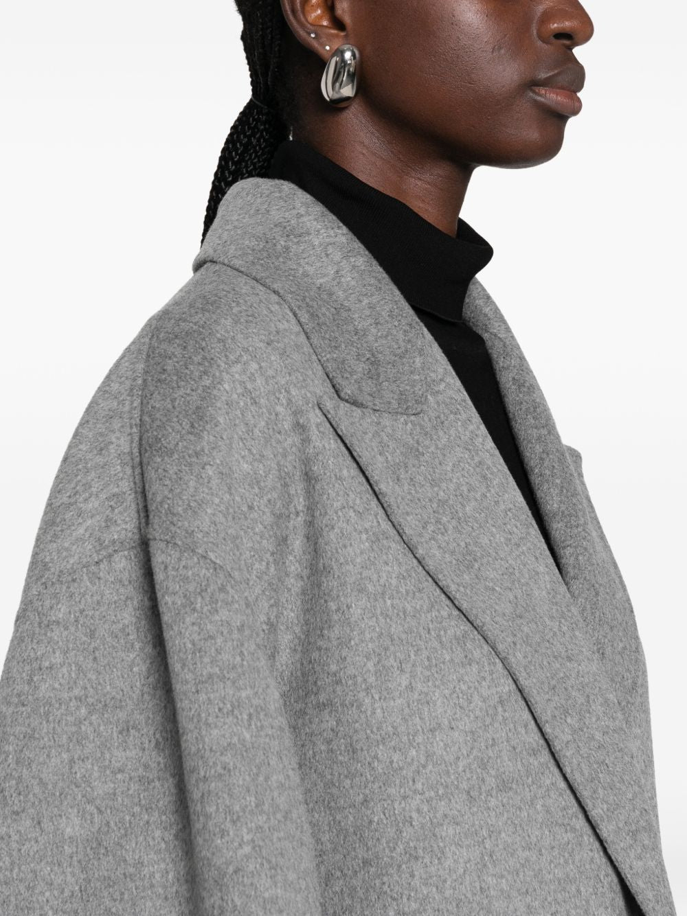 Cappotto In Doppio Drap Pura Lana 2622016012600 022 GRIGIO MEDIO SPORTMAX