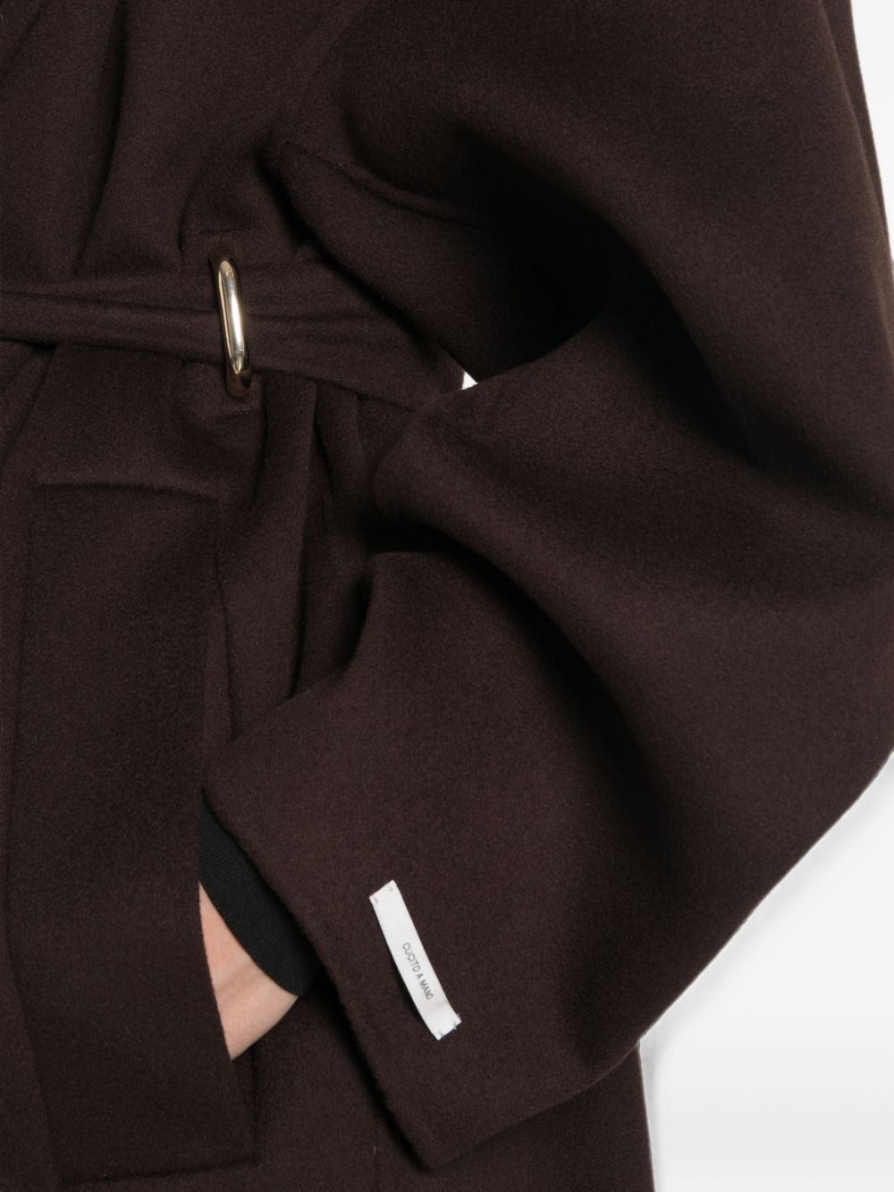 Cappotto In Doppio Drap Pura Lana 2622016012600 038 CIOCCIOLATO SPORTMAX
