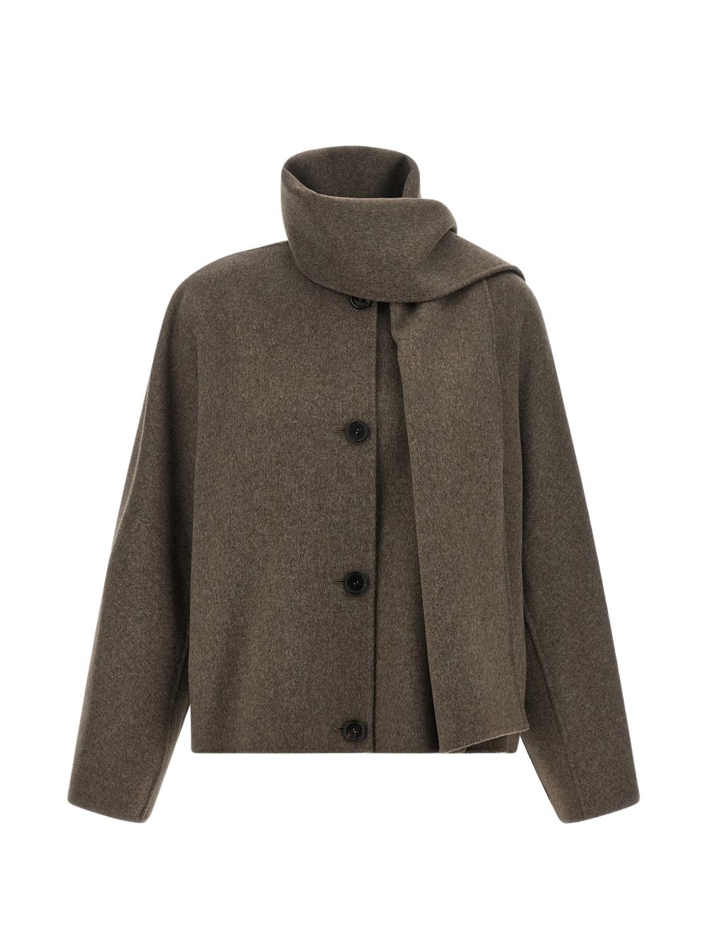 Cardigan In Doppio Drap Di Pura Lana 2629046053600 072 DARK EARTH S MAX MARA