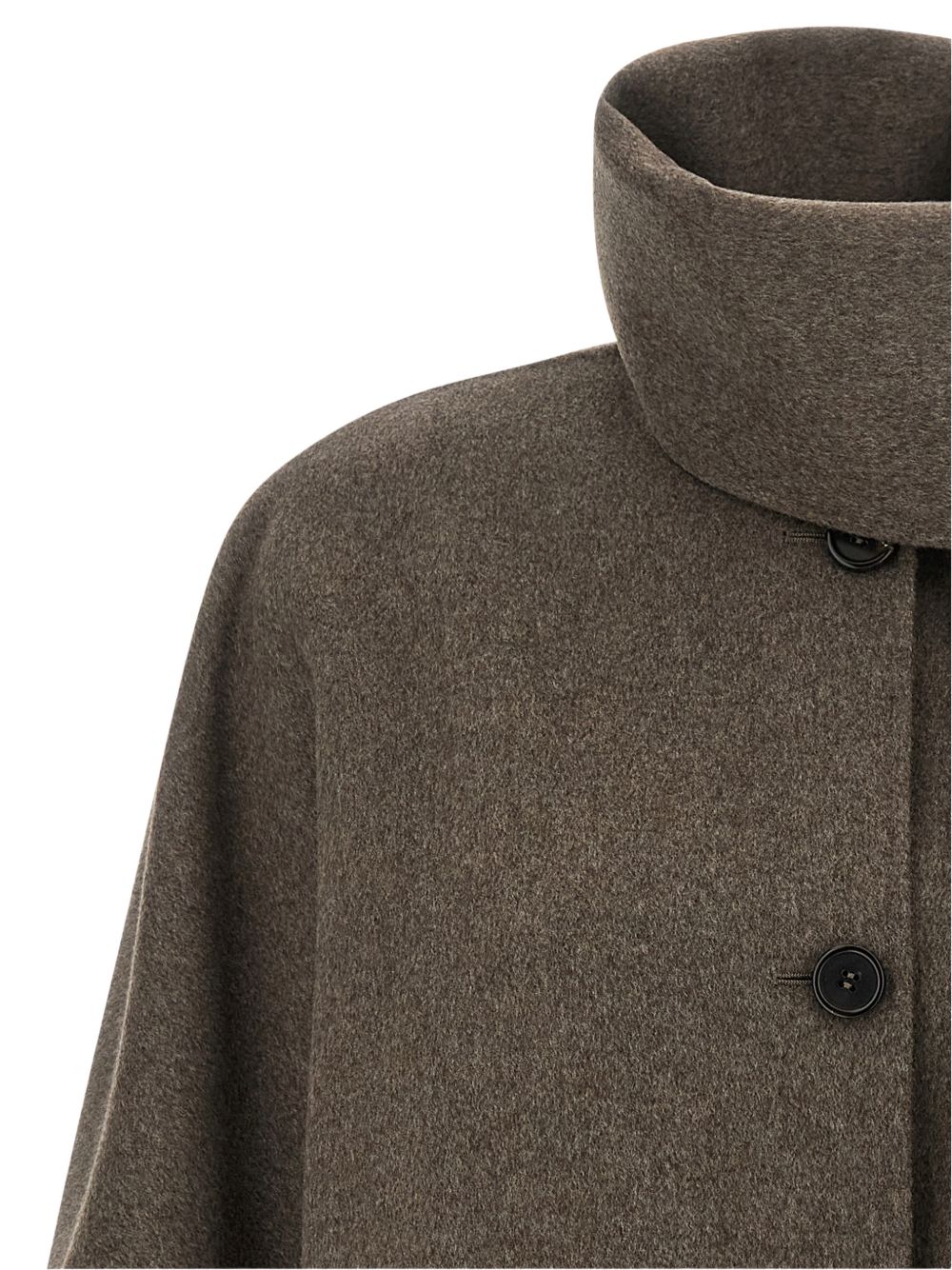 Cardigan In Doppio Drap Di Pura Lana 2629046053600 072 DARK EARTH S MAX MARA