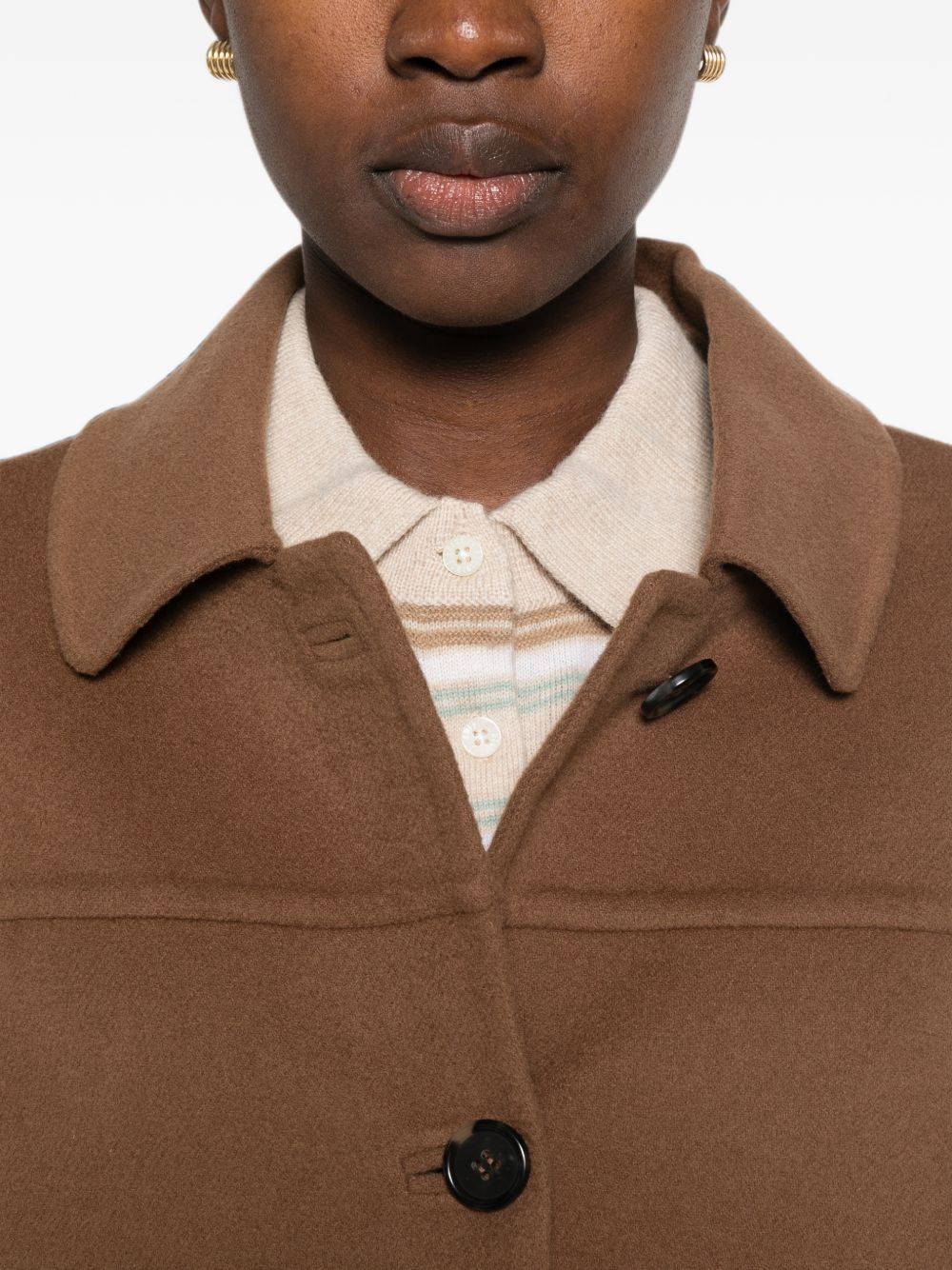 Giaccone doppiopetto 2629086011600 041 DARK CAMEL S MAX MARA