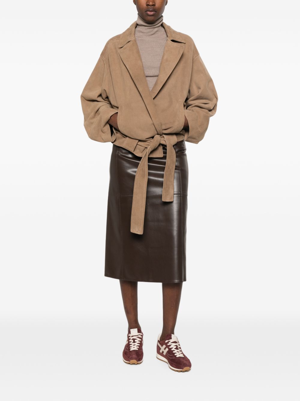 Gonna in Jeffrey effetto pelle 2629776011600 003 MORO S MAX MARA