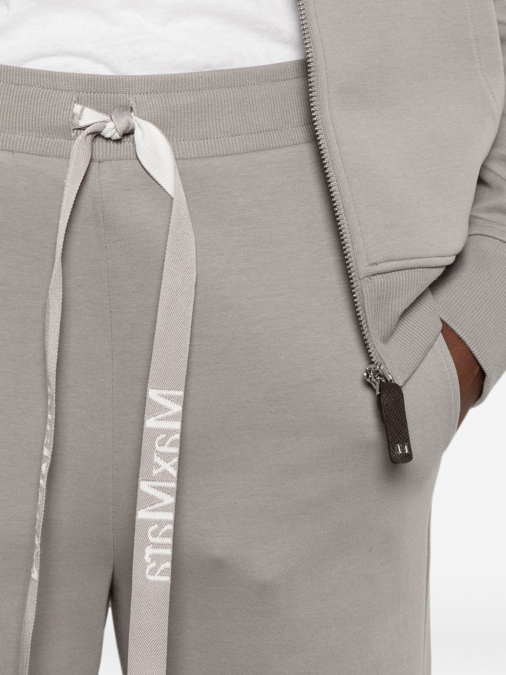 Pantaloni In Jersey Double Di Cotone 2629786021600 001 STEEL S MAX MARA