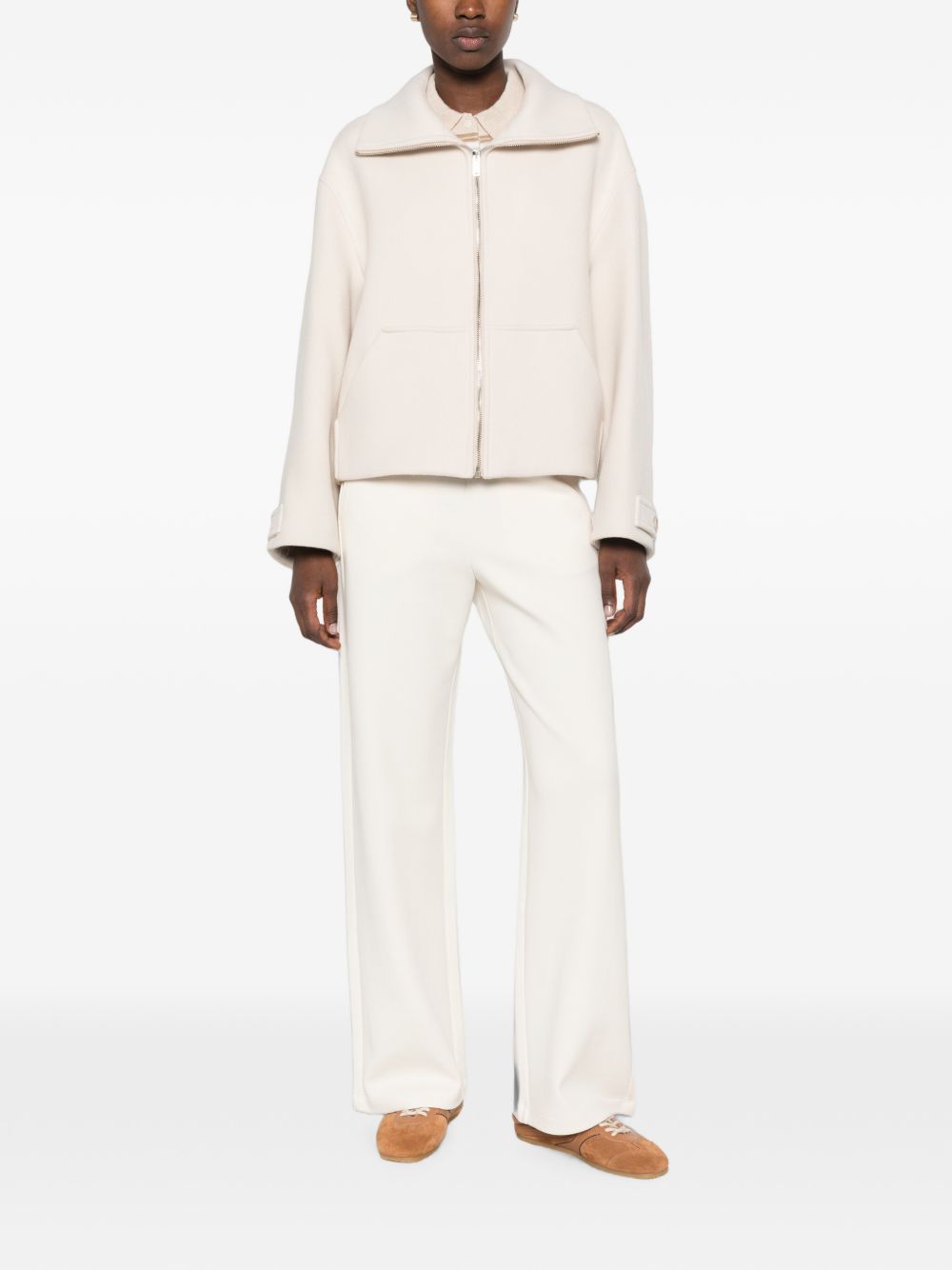 Pantaloni In Jersey Double Di Cotone 2629786021600 003 NATURALE S MAX MARA