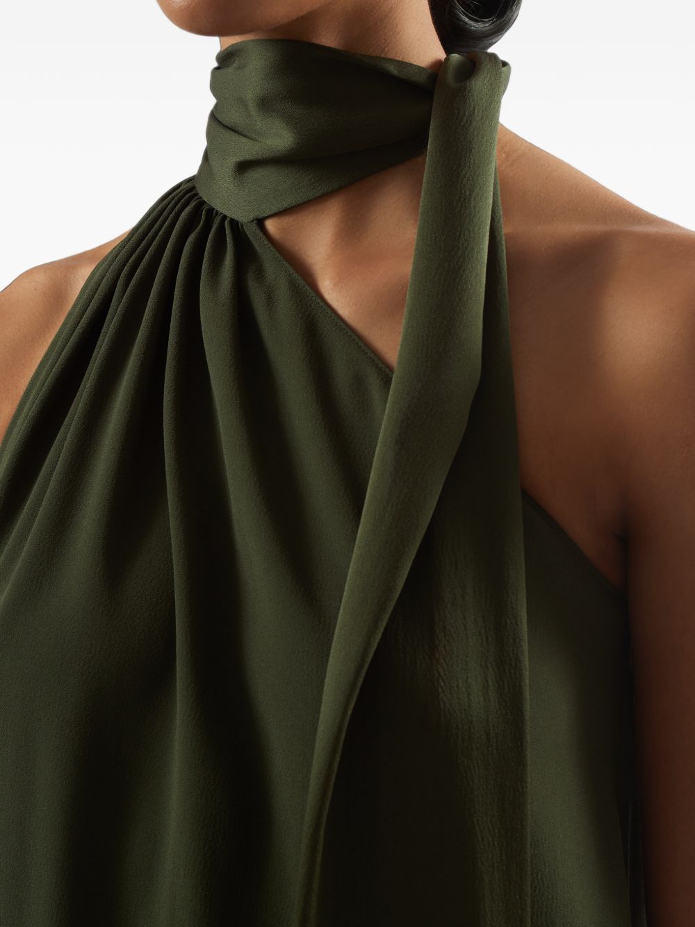 Abito Astor in Crêpe Cady TMFA2635 514 JUNIPER TALLER MARMO