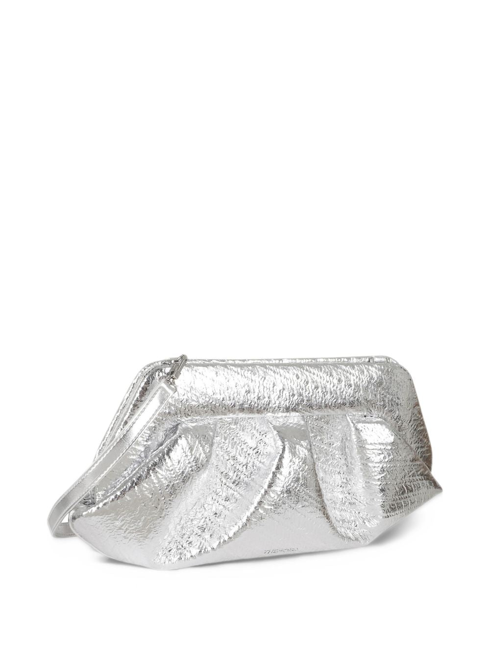 Borsa Bios Baguette in Canapa Laminata 262WTMBB0OOLH 0018A SILVER THEMOIRE
