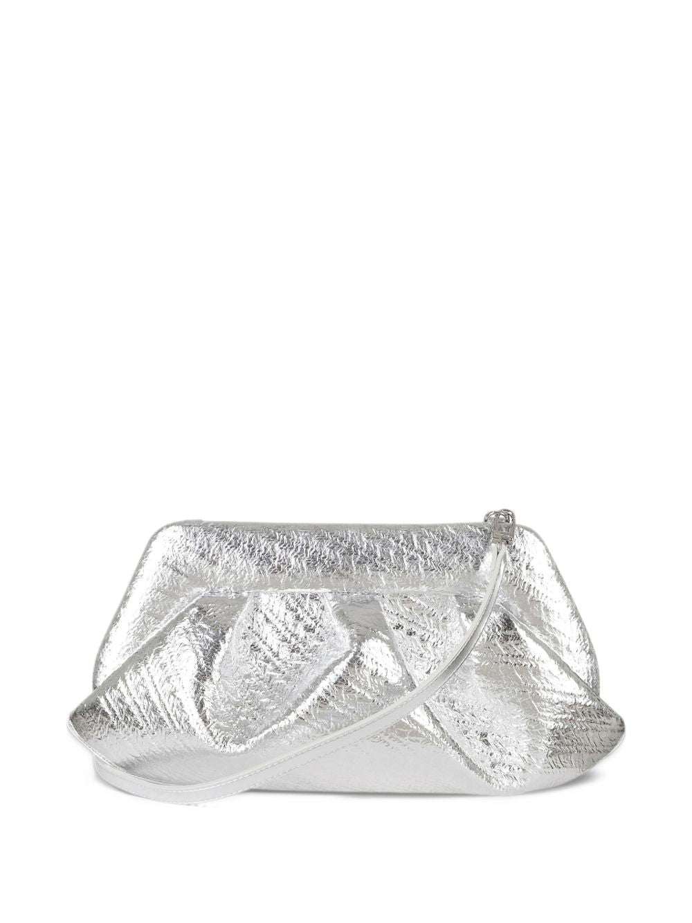 Borsa Bios Baguette in Canapa Laminata 262WTMBB0OOLH 0018A SILVER THEMOIRE