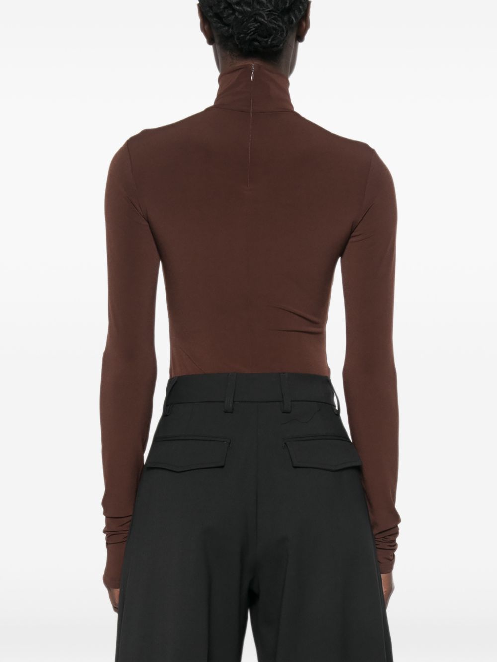 ZIGGY BODYSUIT T200735BTJP199 641 DARK BROWN THE ANDAMANE