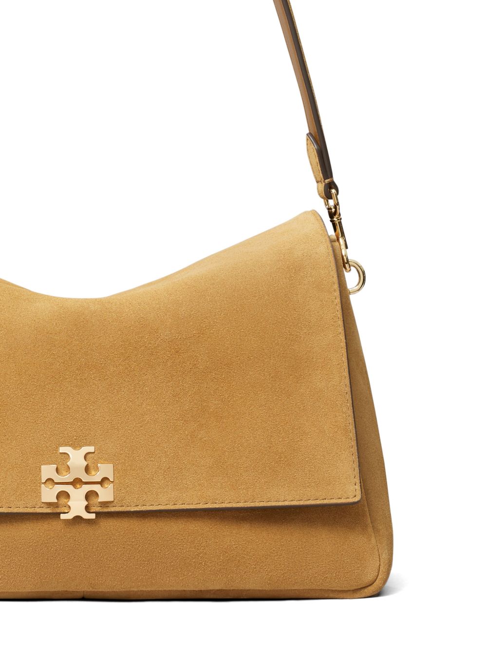 Shoulder bag media Charlie in suede 184125 200 TOFFEE TORY BURCH