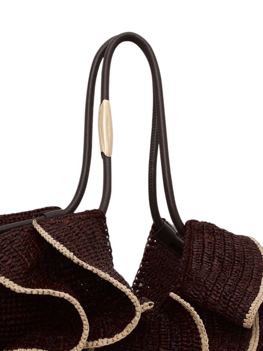 Borsa Shopping Media con Volant Goldentime 7263XS26A2 CHOCOLATE ZIMMERMANN