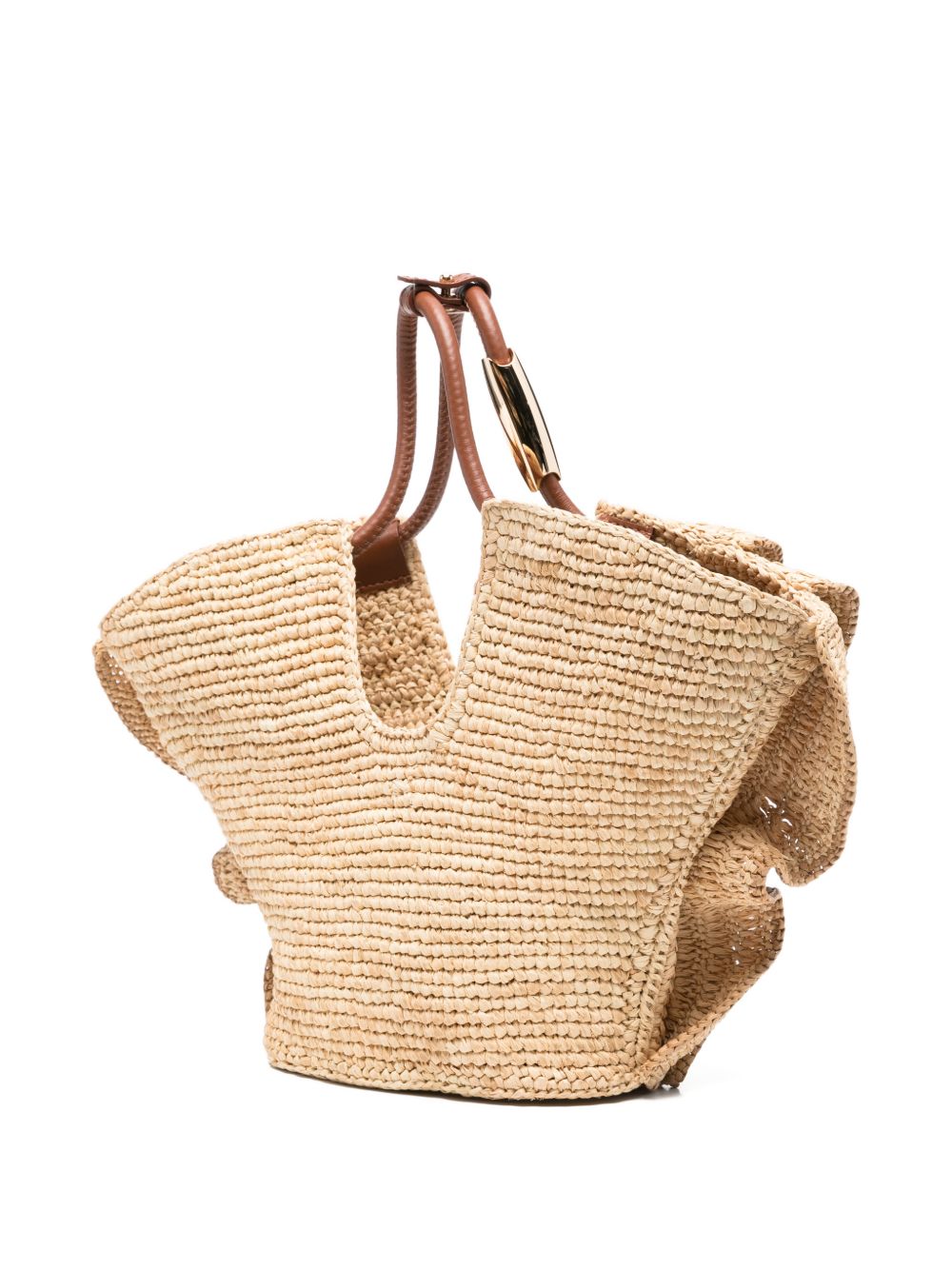 Borsa Shopping Piccola con Volant Goldentime 7976XS26A2 NATURAL ZIMMERMANN