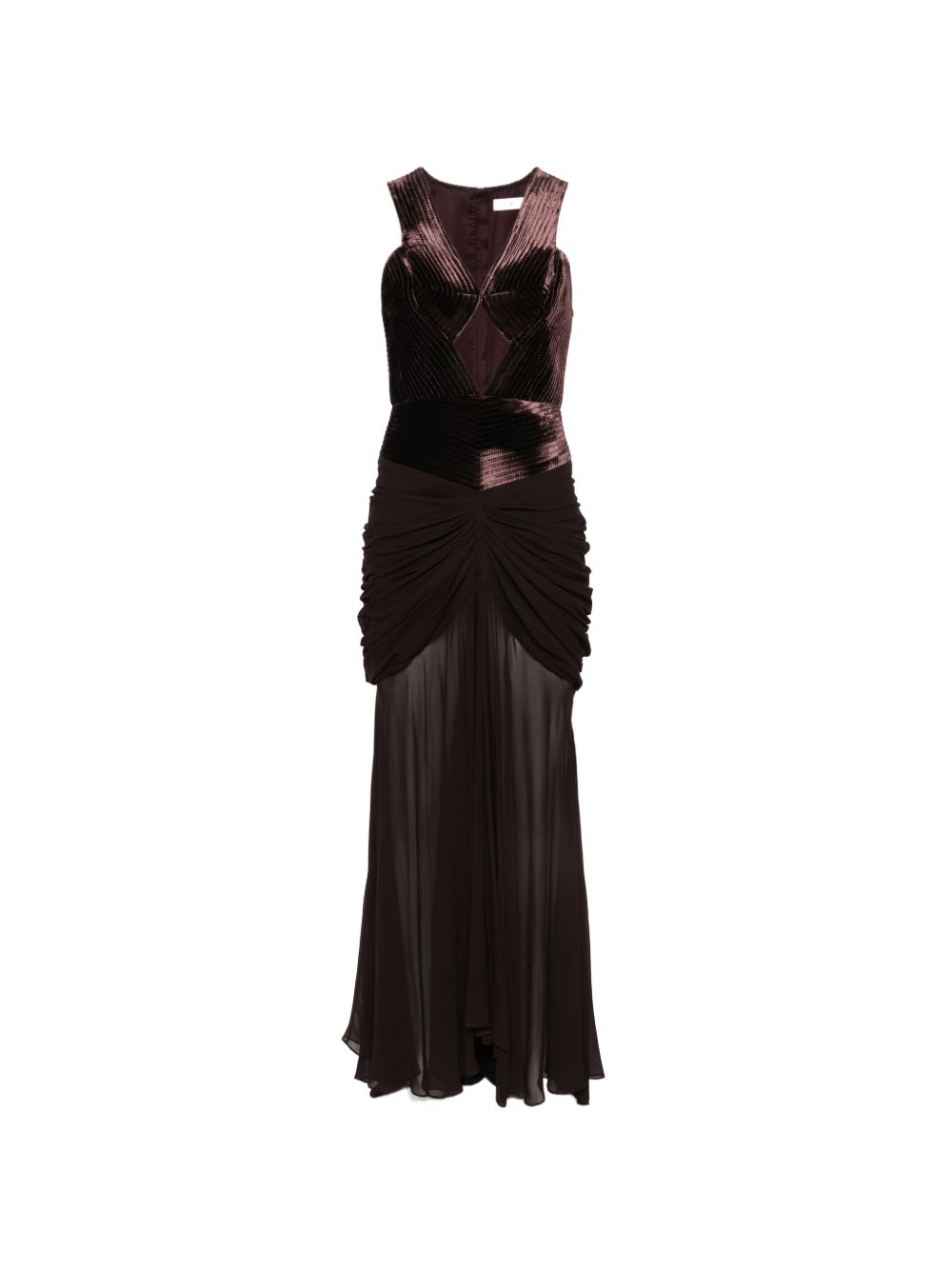 Valiant Draped Slinky Gown 9454DF261 WINE ZIMMERMANN