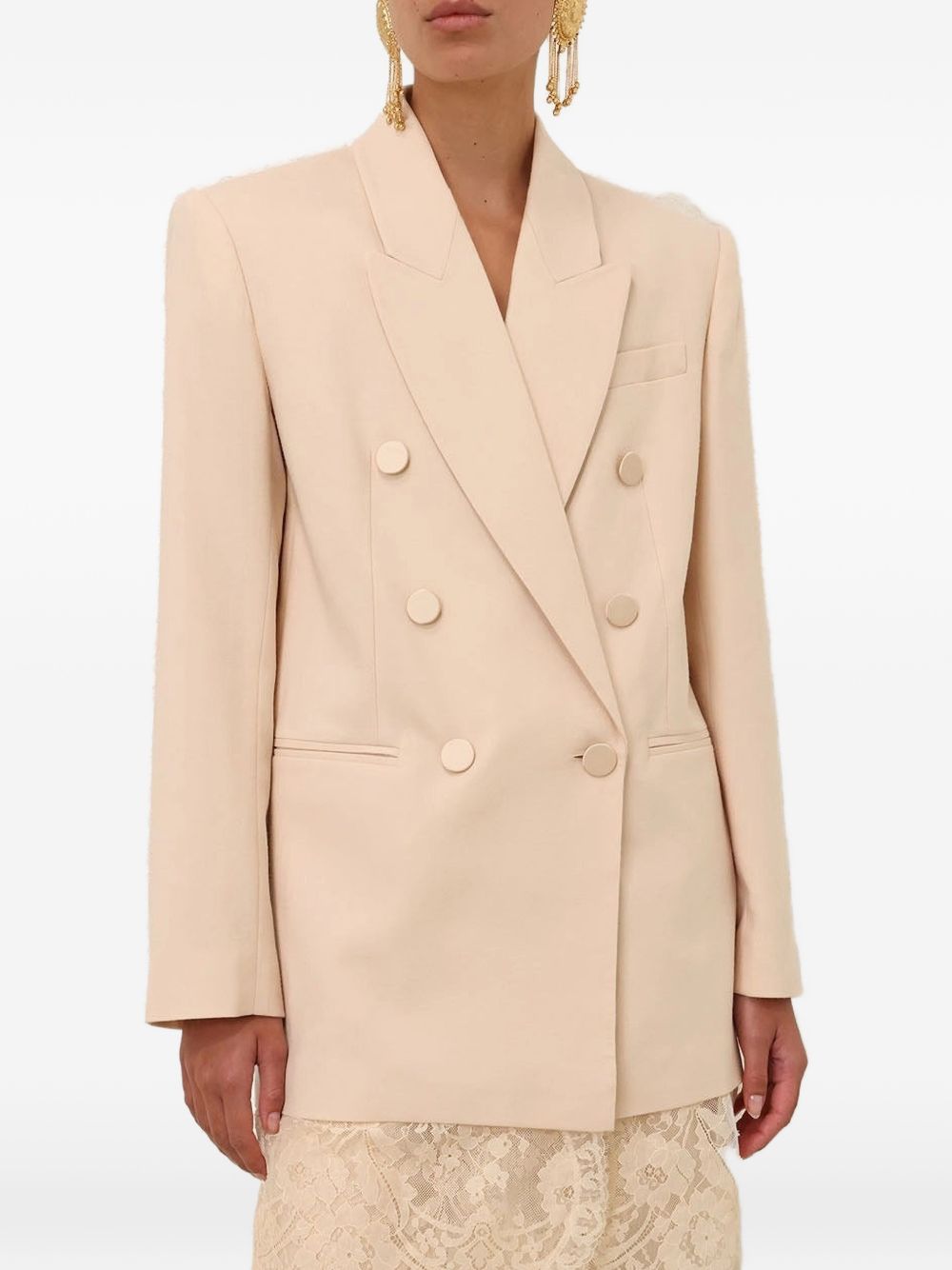 Valiant Lace Blazer 9536JF261 CREAM ZIMMERMANN