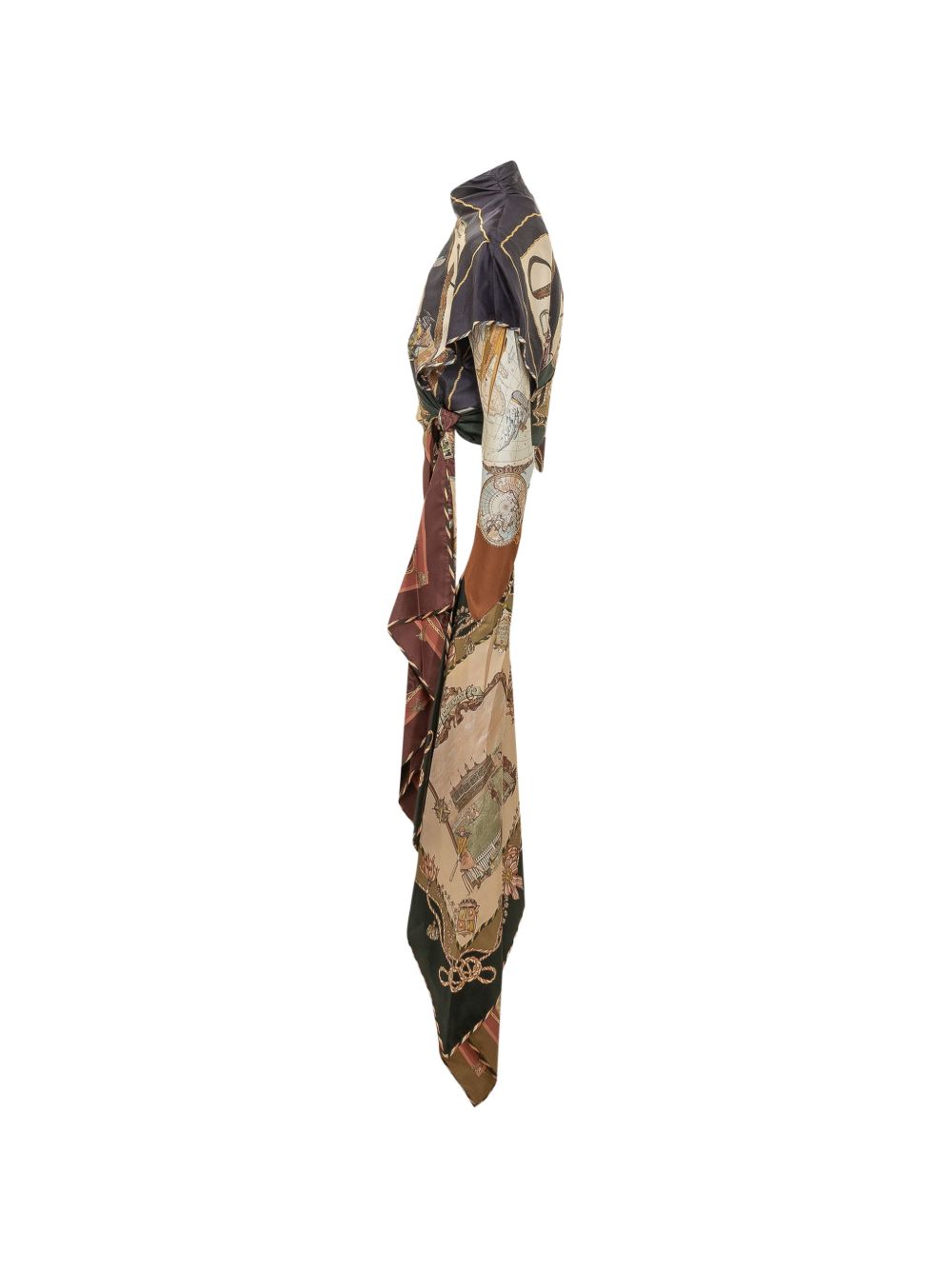 Valiant Draped Scarf Top 9695TF261 SPLICED SCARVES ZIMMERMANN