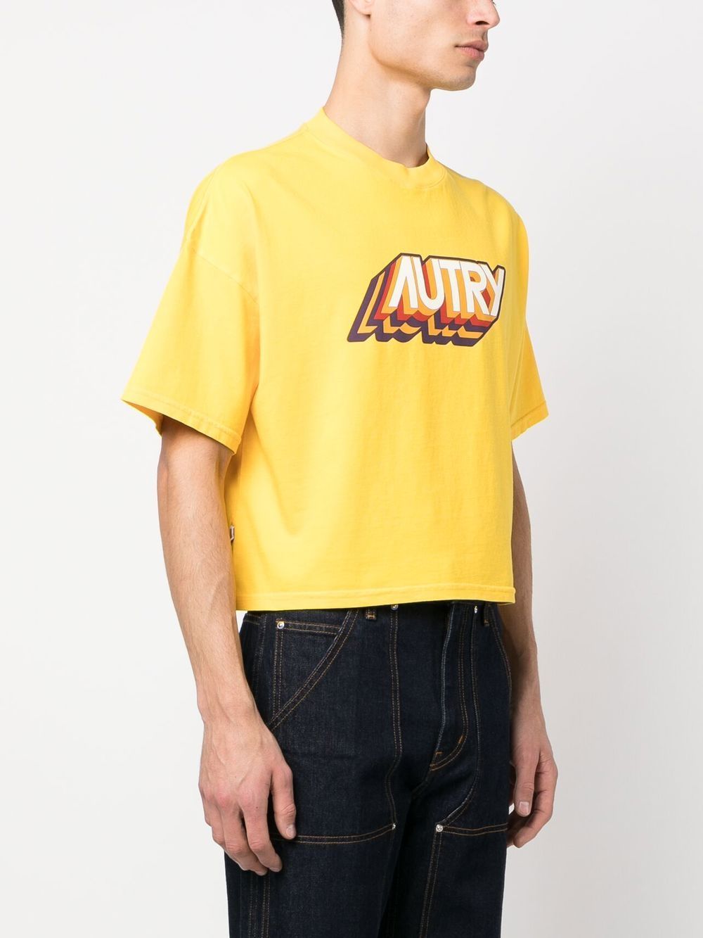 Tshirt TSAW2608 YELLOW AUTRY