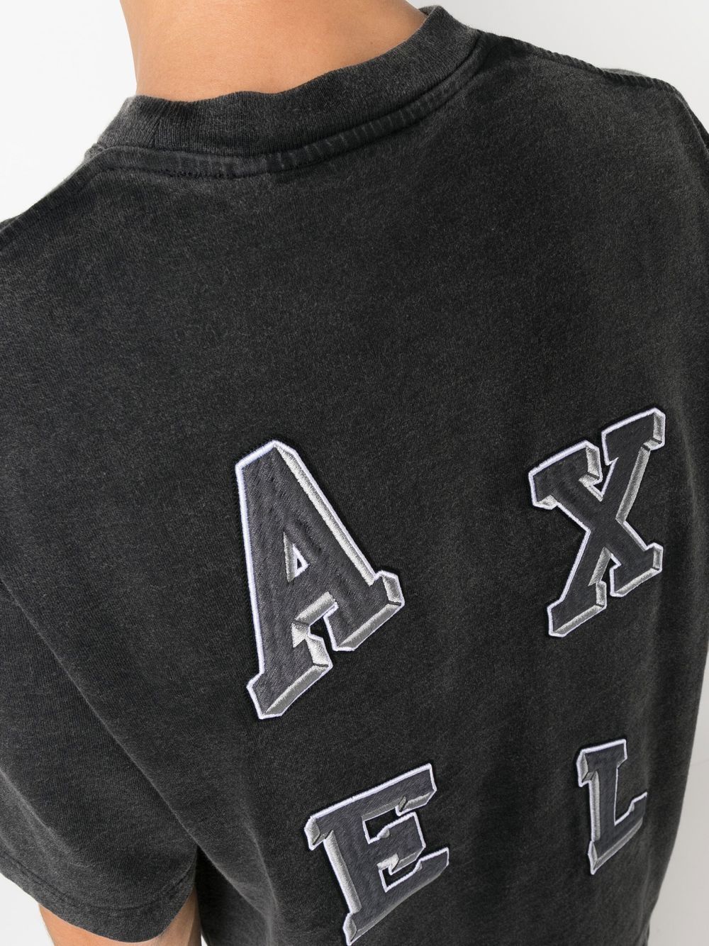 Tshirt A0787001 BLACK OLD DYE AXEL ARIGATO