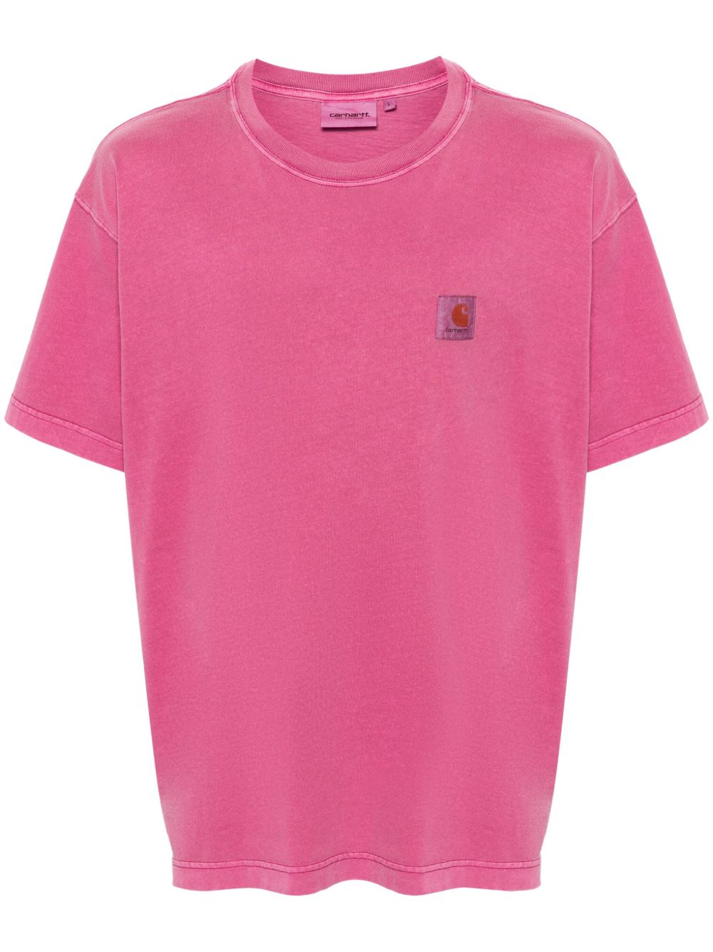 Tshirt I029949 1YTGD MAGENTA GARMENT DYED CARHARTT WIP