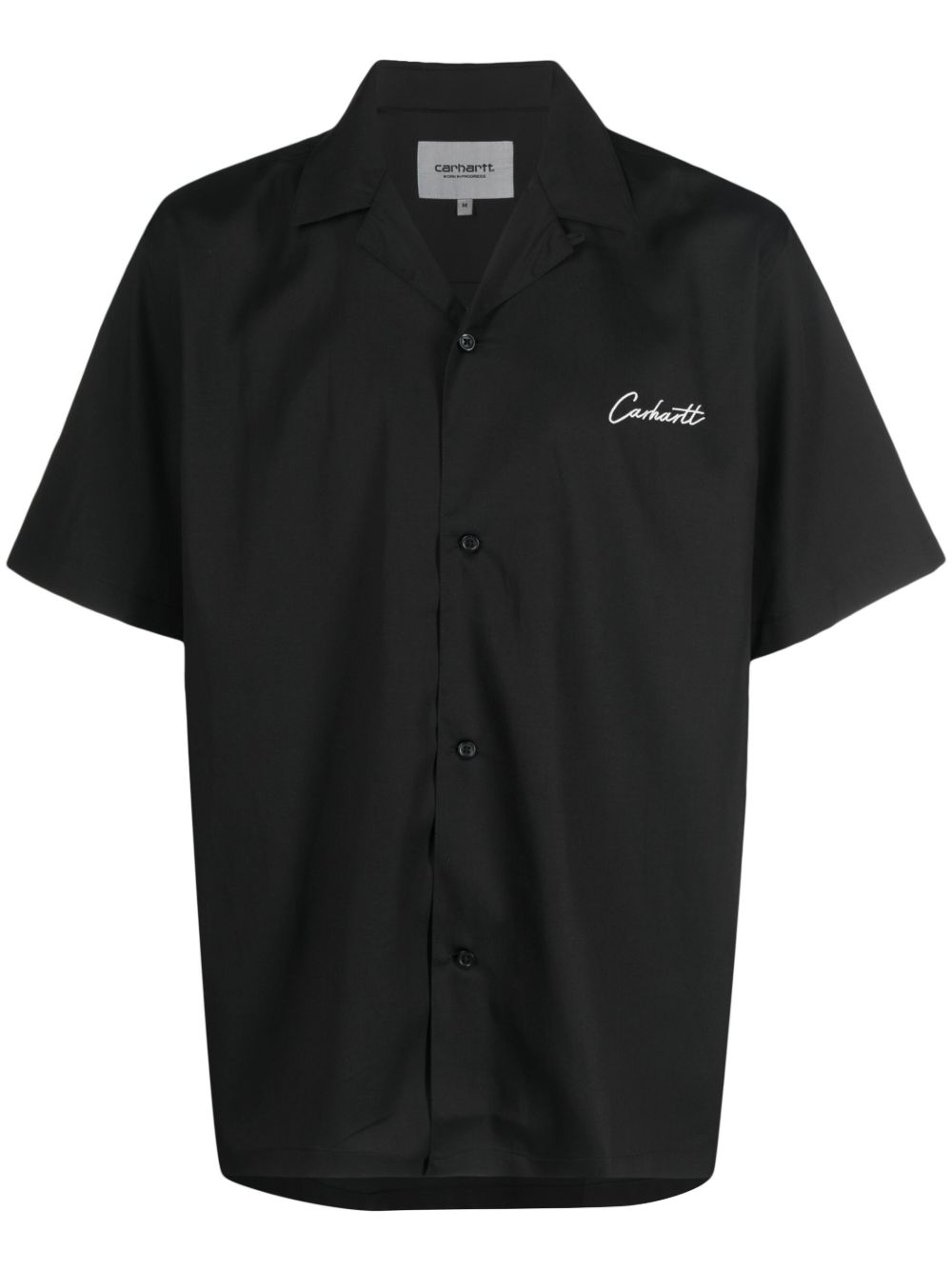 S/S DELRAY SHIRT TENCEL I031465 K02XX BLACK WAX CARHARTT WIP