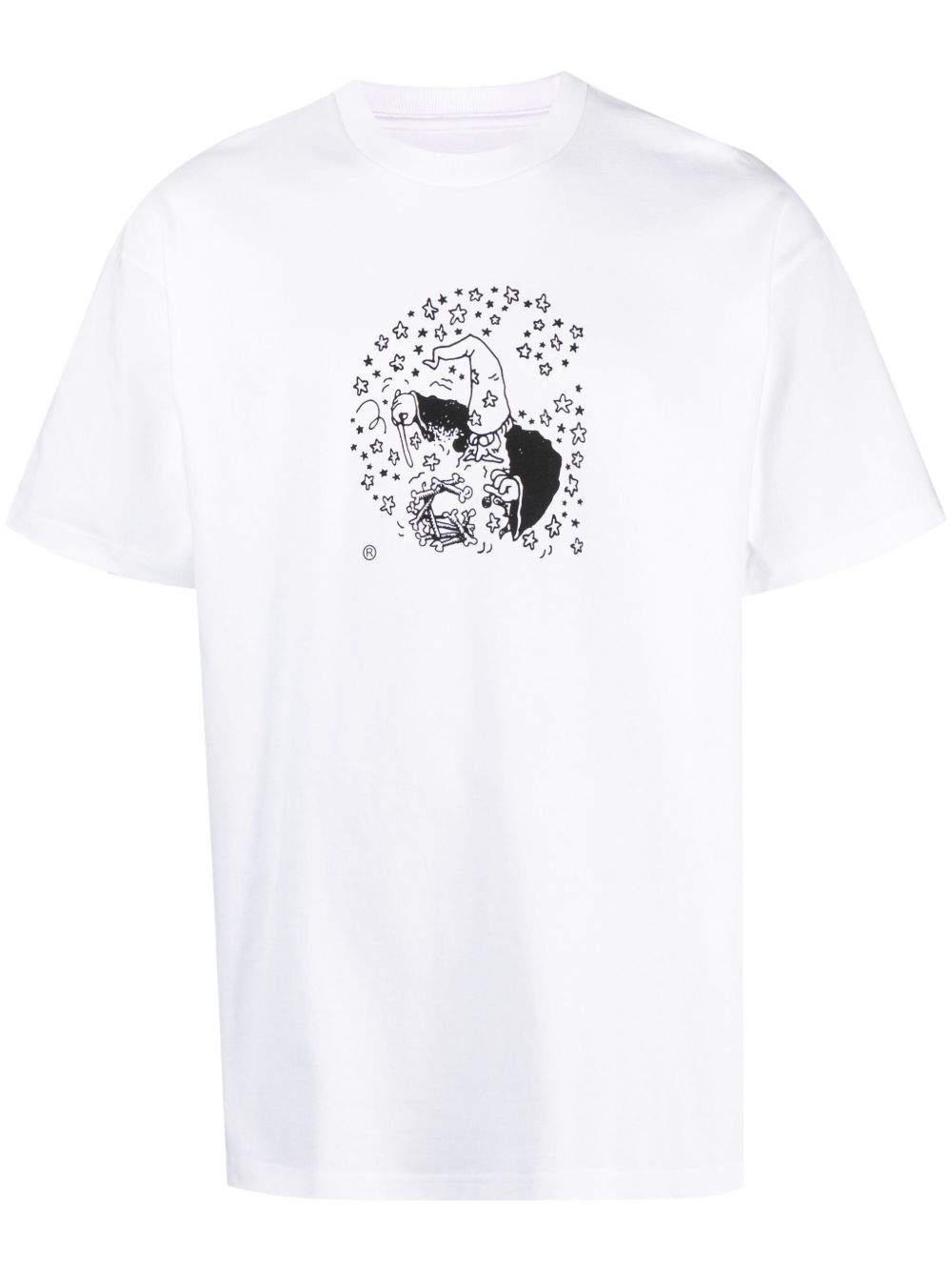 Tshirt I032881 00AXX WHITE BLACK CARHARTT WIP