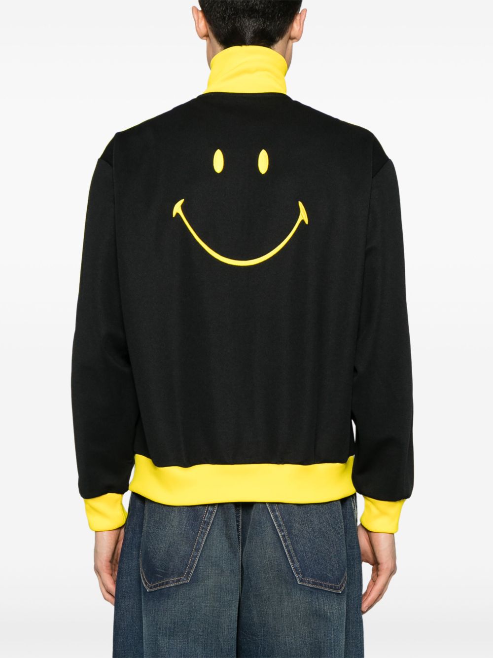 SMILEY TRACKTOP JD2736 BLACK YELLOW ADIDAS ORIGINALS