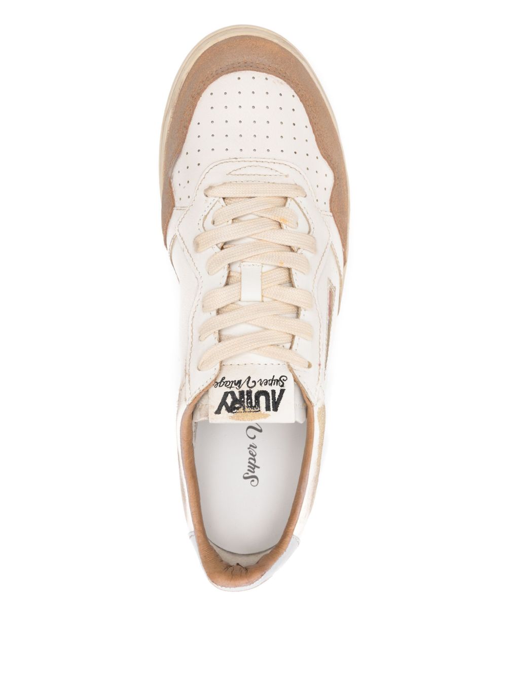 SNEAKERS IN PELLE SUPER VINTAGE AVLMLS06 SUEDE COGNAC AUTRY