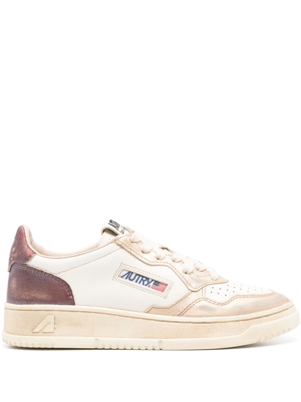 SUP VINTAGE LOW LEATHER SUEDE AVLWMT04 PLATINUM VIOLET AUTRY