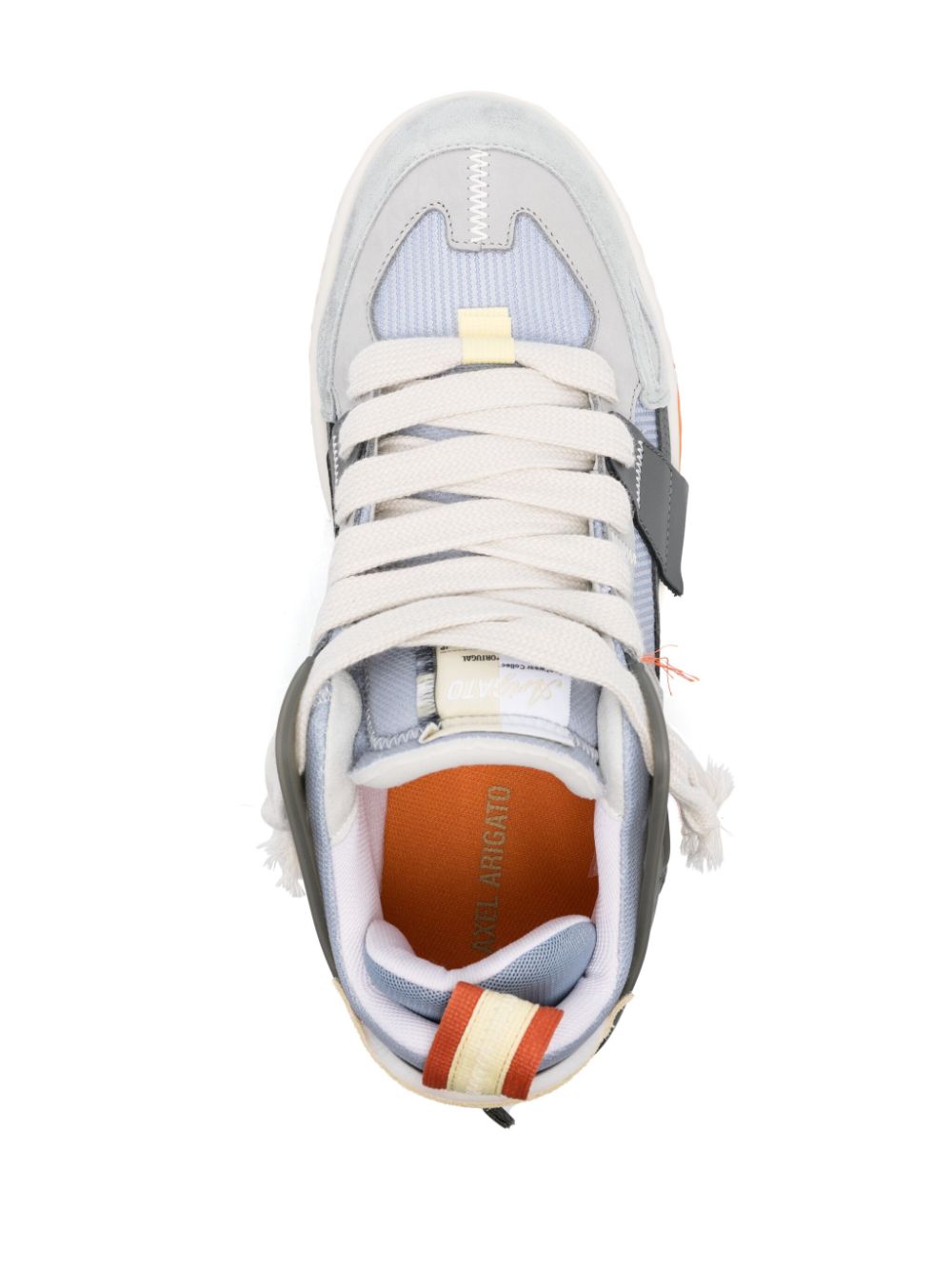 AREA PATCHWORK SNEAKER F2761003 DK GREY LT YELLOW AXEL ARIGATO