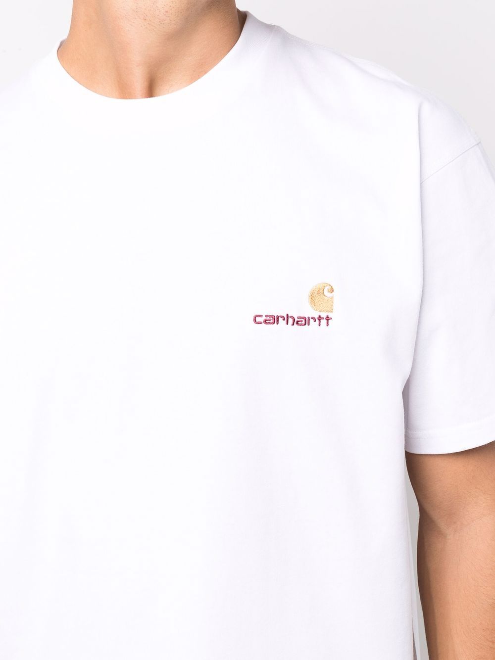 S/S American Script T-Shirt I029956 02XX WHITE CARHARTT WIP