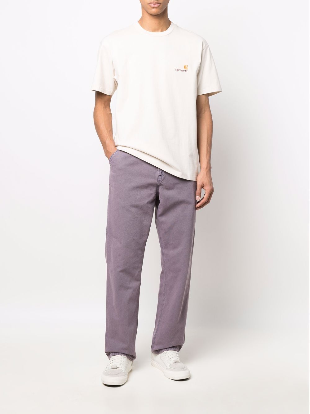 S/S American Script T-Shirt I029956 05XX NATURAL CARHARTT WIP