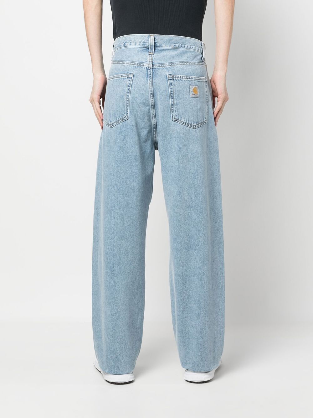 Jeans a gamba larga I030468 0135 BLUE BLEACHED CARHARTT WIP