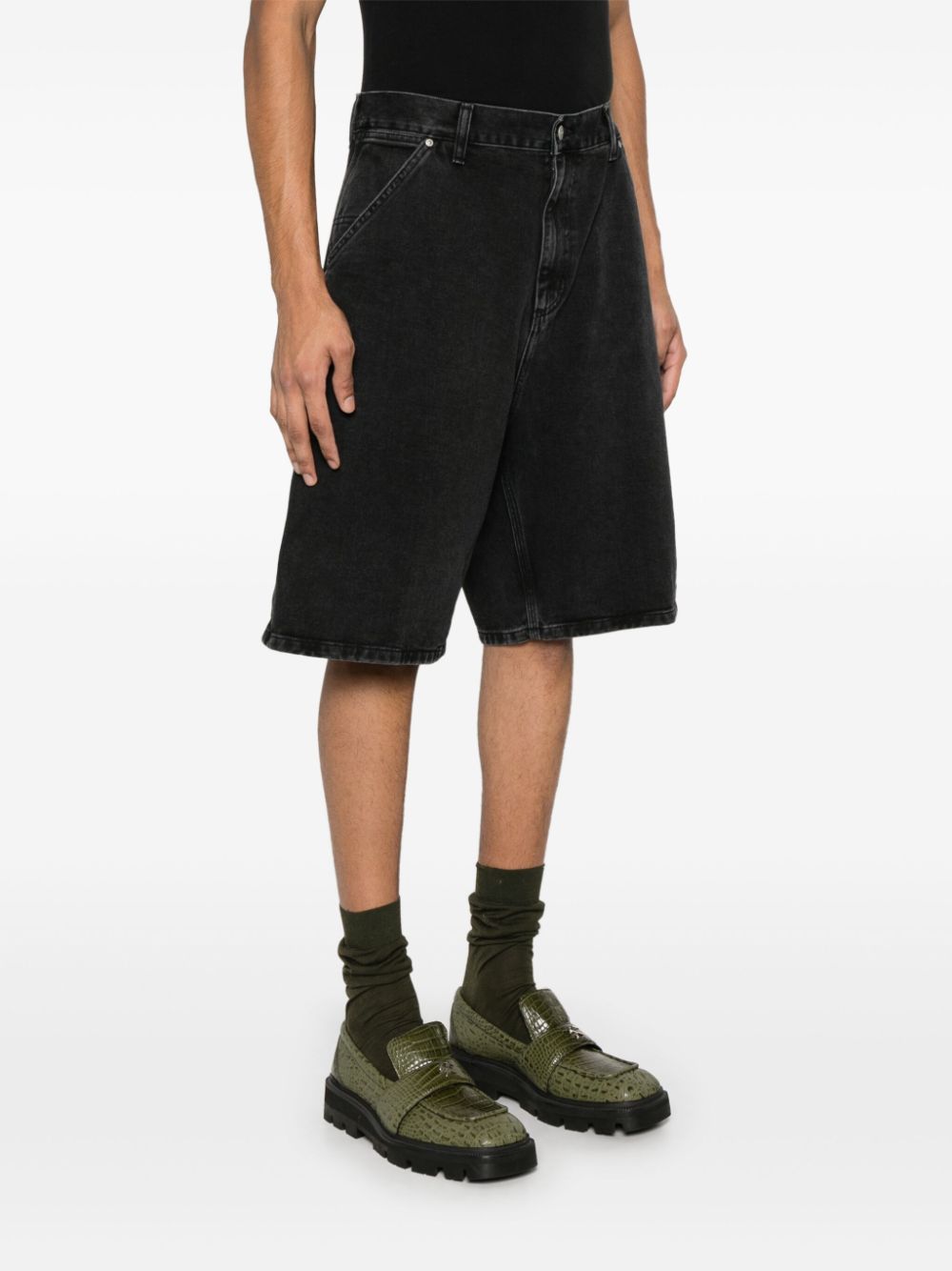 Rivet Short maitland Denim I034319 8906 BLACK STONE WASHED CARHARTT WIP