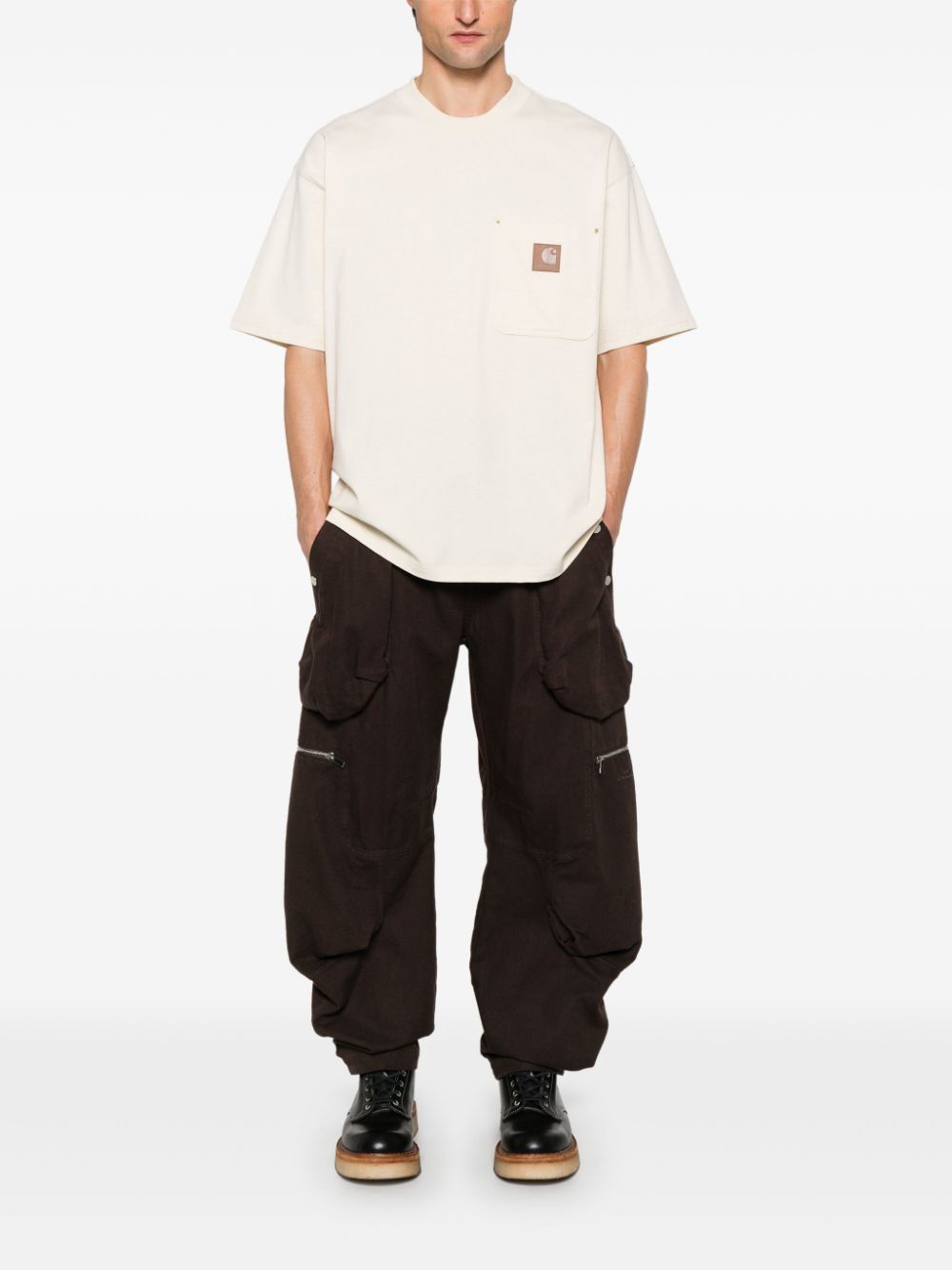 Eldon Pocket T-shirt Organic Cotton Single Jersey I034365 05XX NATURAL CARHARTT WIP
