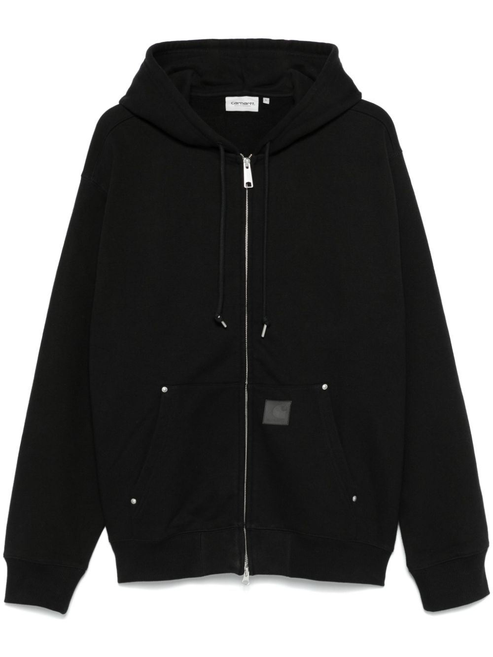 Hooded Eldon Sweat Jacket Cotton/polyester Sweat I034428 89XX BLACK CARHARTT WIP