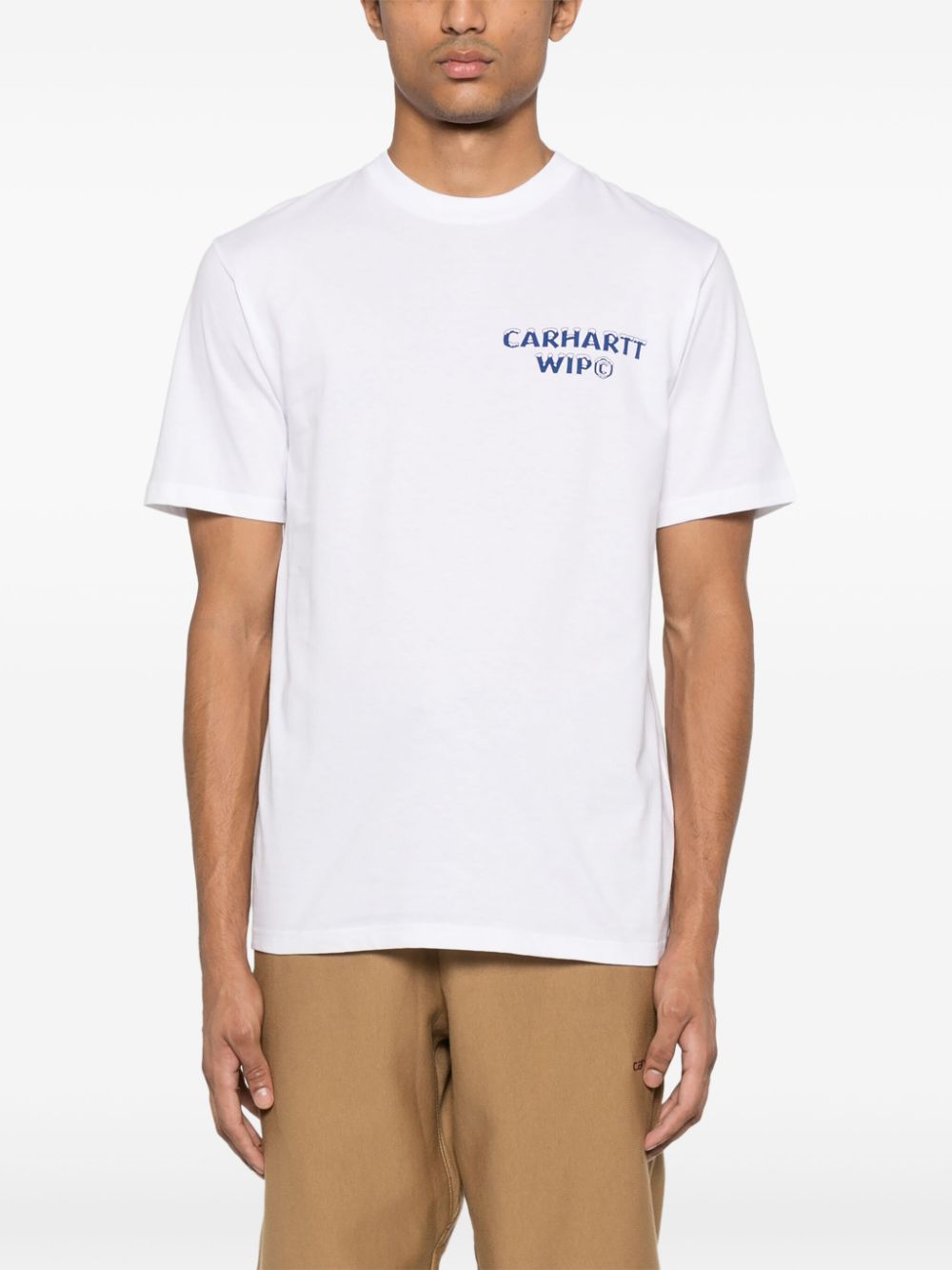 Ice T-shirt Organic Cotton Single Jersey I034436 02XX WHITE CARHARTT WIP