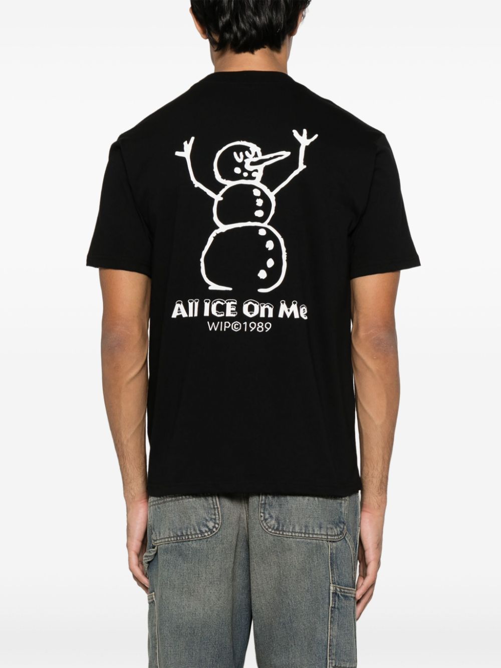 Ice T-shirt Organic Cotton Single Jersey I034436 89XX BLACK CARHARTT WIP