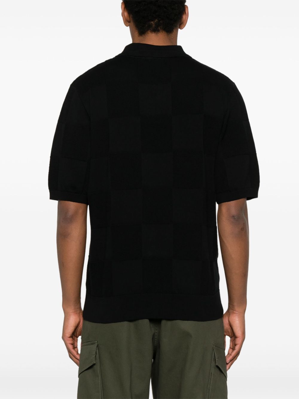 S/S CHECKER POLO COTTON I034535 89XX BLACK CARHARTT WIP
