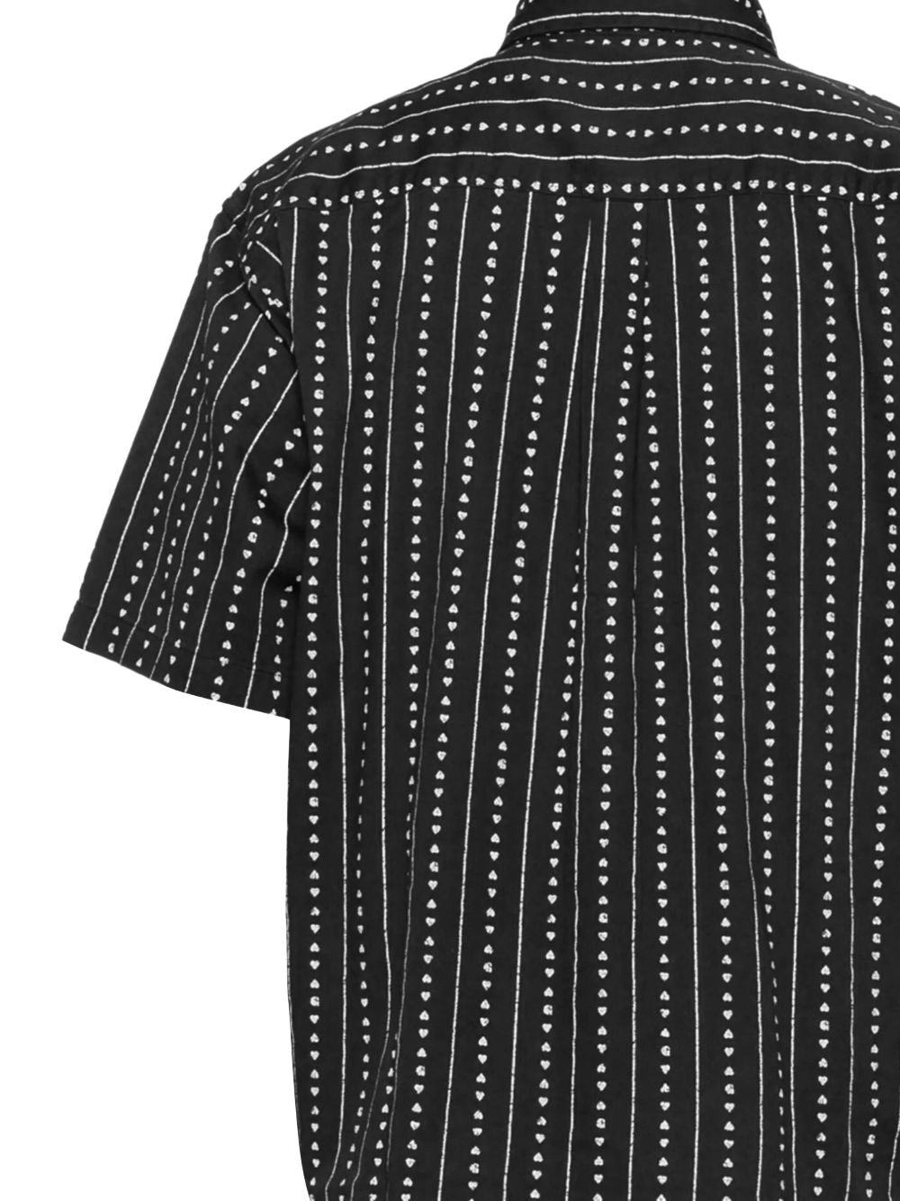 S/S DREWE SHIRT COTTON TWILL I034537 2S0XX BLACK NATURAL CARHARTT WIP