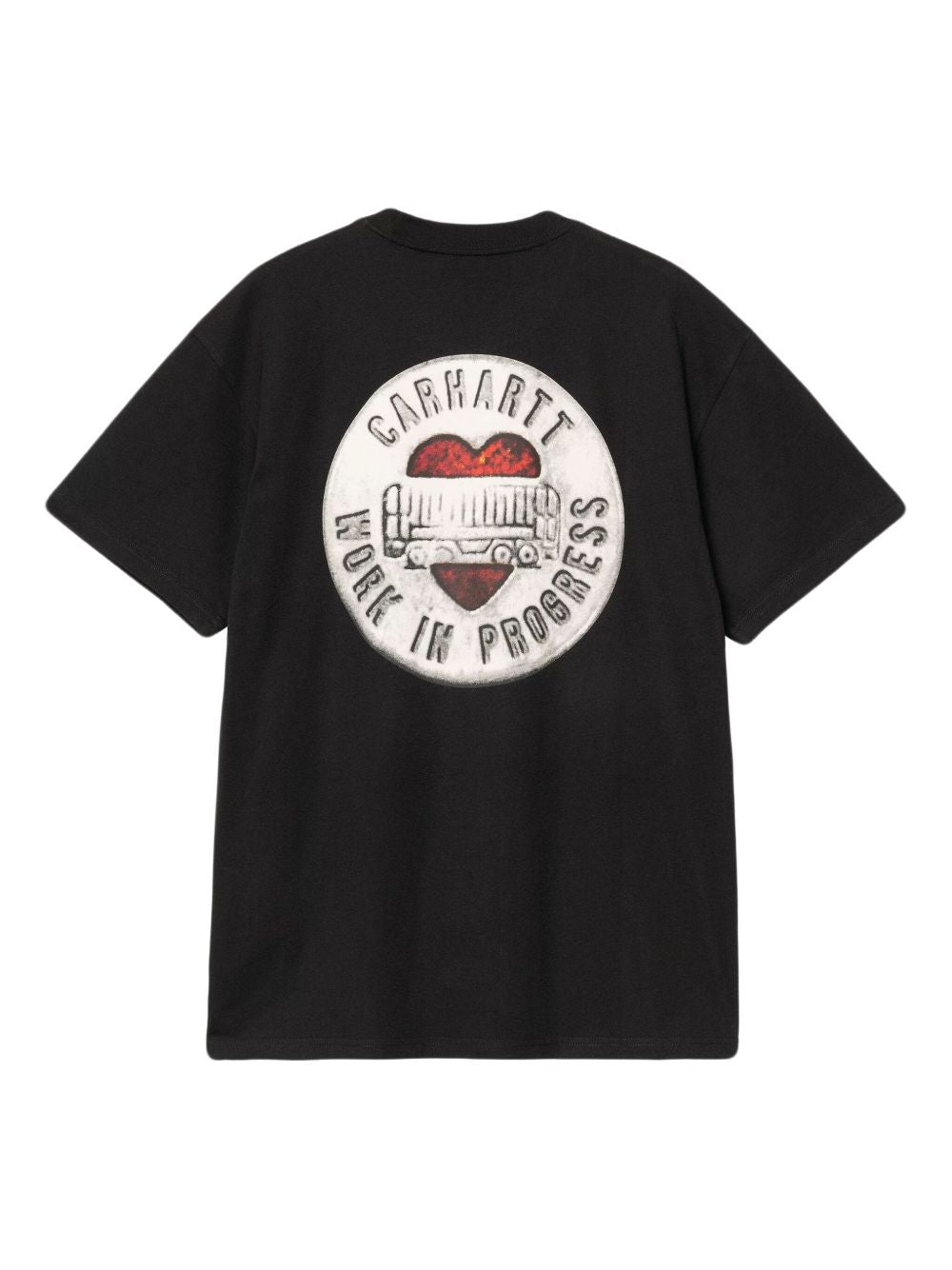 S/S BUTTON T-SHIRT COTTON I034658 89XX BLACK CARHARTT WIP