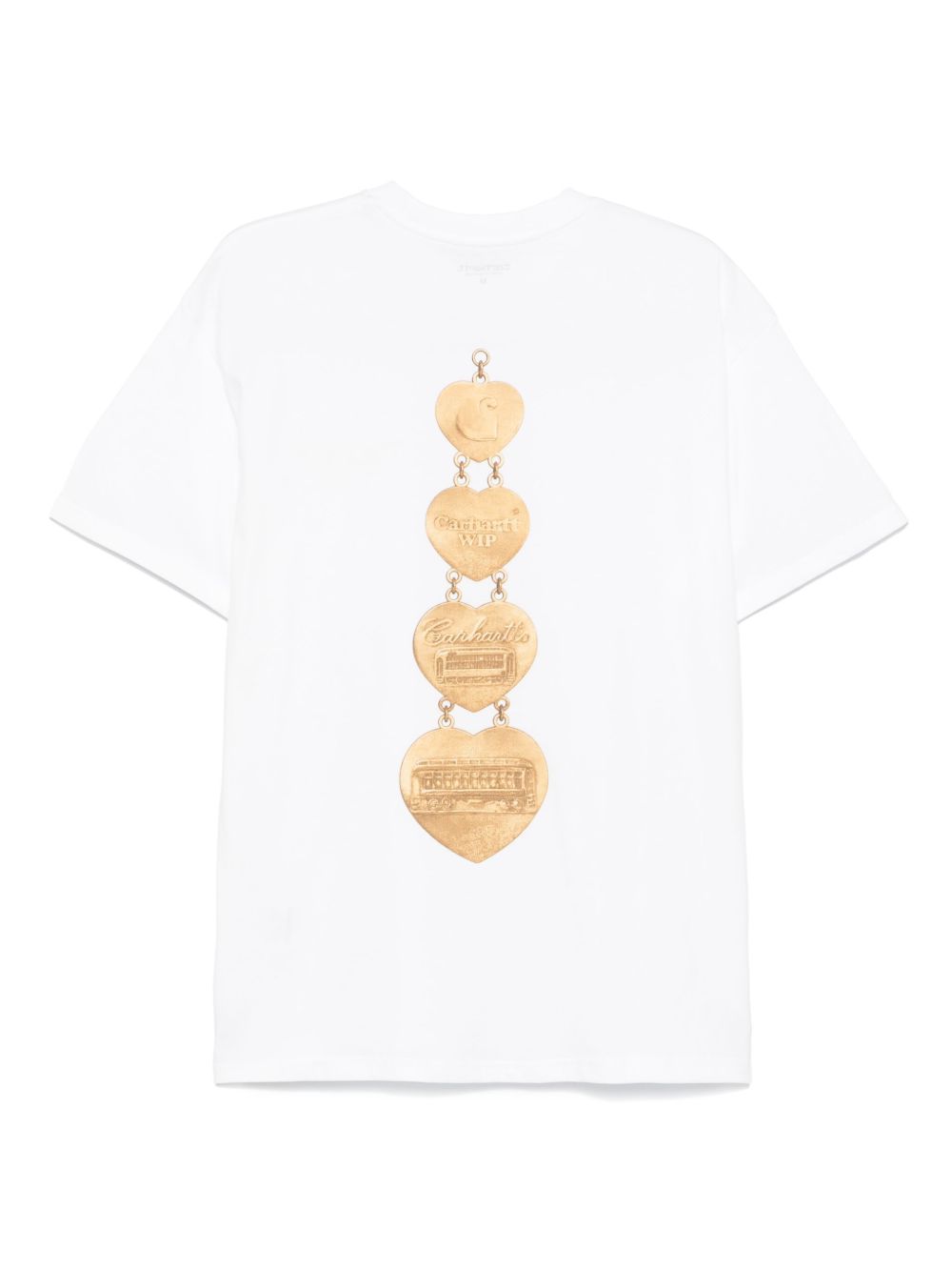 S/S HARTT CHAIN T-SHIRT ORGANIC COTTON I034663 02XX WHITE CARHARTT WIP
