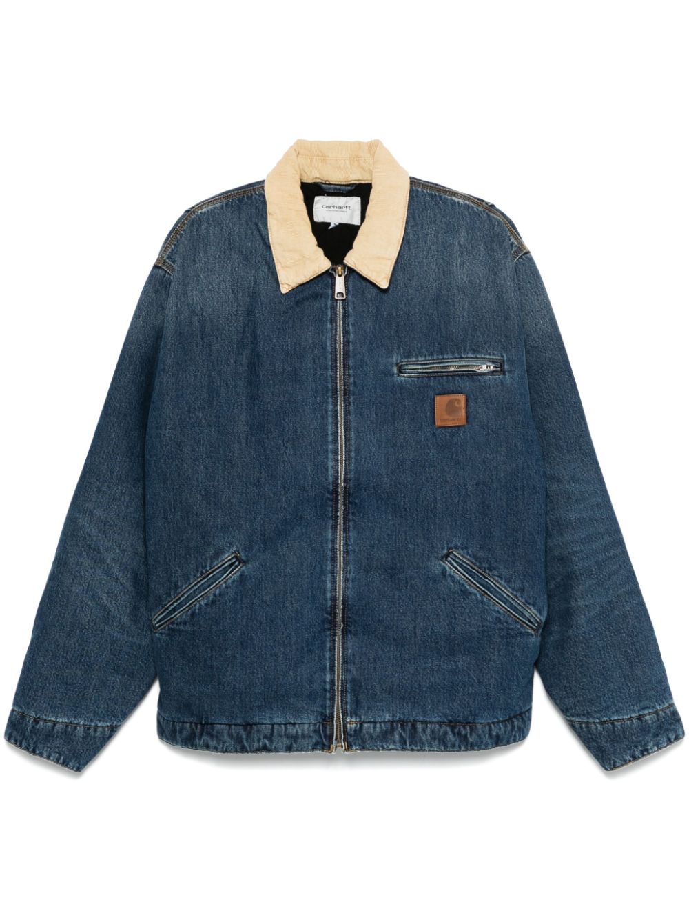 Og Detroit Jacket smith Denim I034734 2XN4Q BLUE DUSTY BROWN WORN US CARHARTT WIP