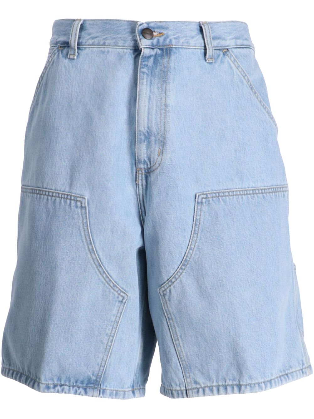 DOUBLE KNEE SHORT SMITH DENIM I034867 01A3 BLUE HEAVY STONE CARHARTT WIP