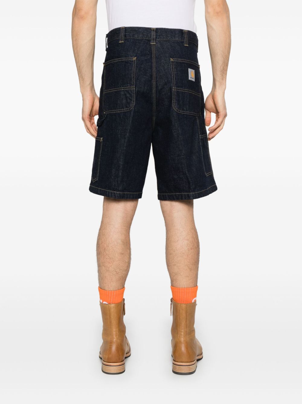 OG SINGLE KNEE SHORT CAMANO DENIM I034872 0102 BLUE RINSED CARHARTT WIP