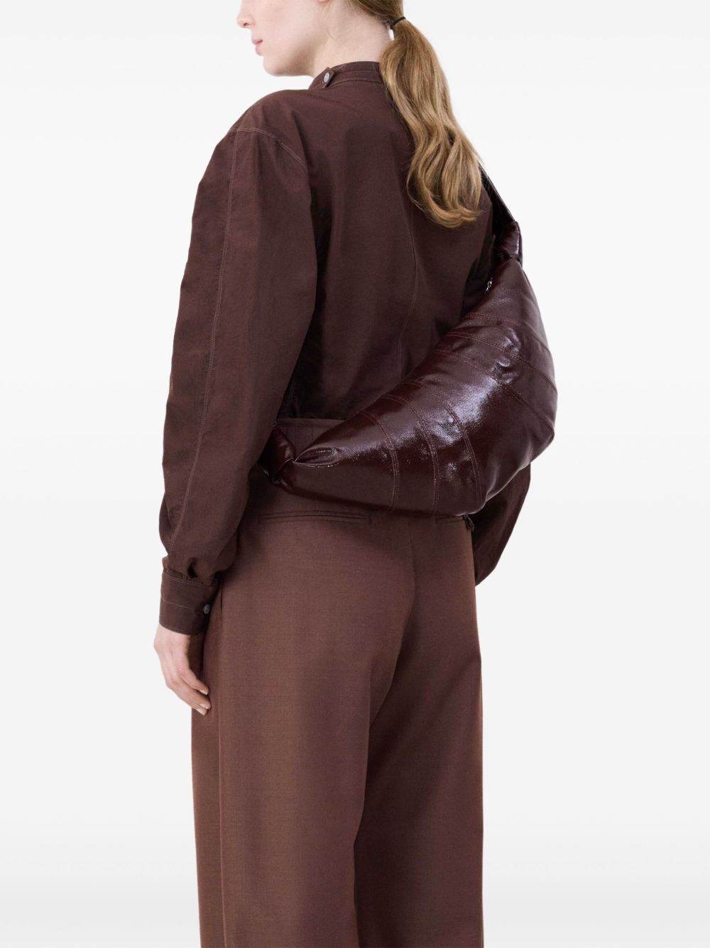 Medium Croissant Bag - Chocolate Fondant BG0001LF1329 BR401 CHOCOLATE FONDANT LEMAIRE