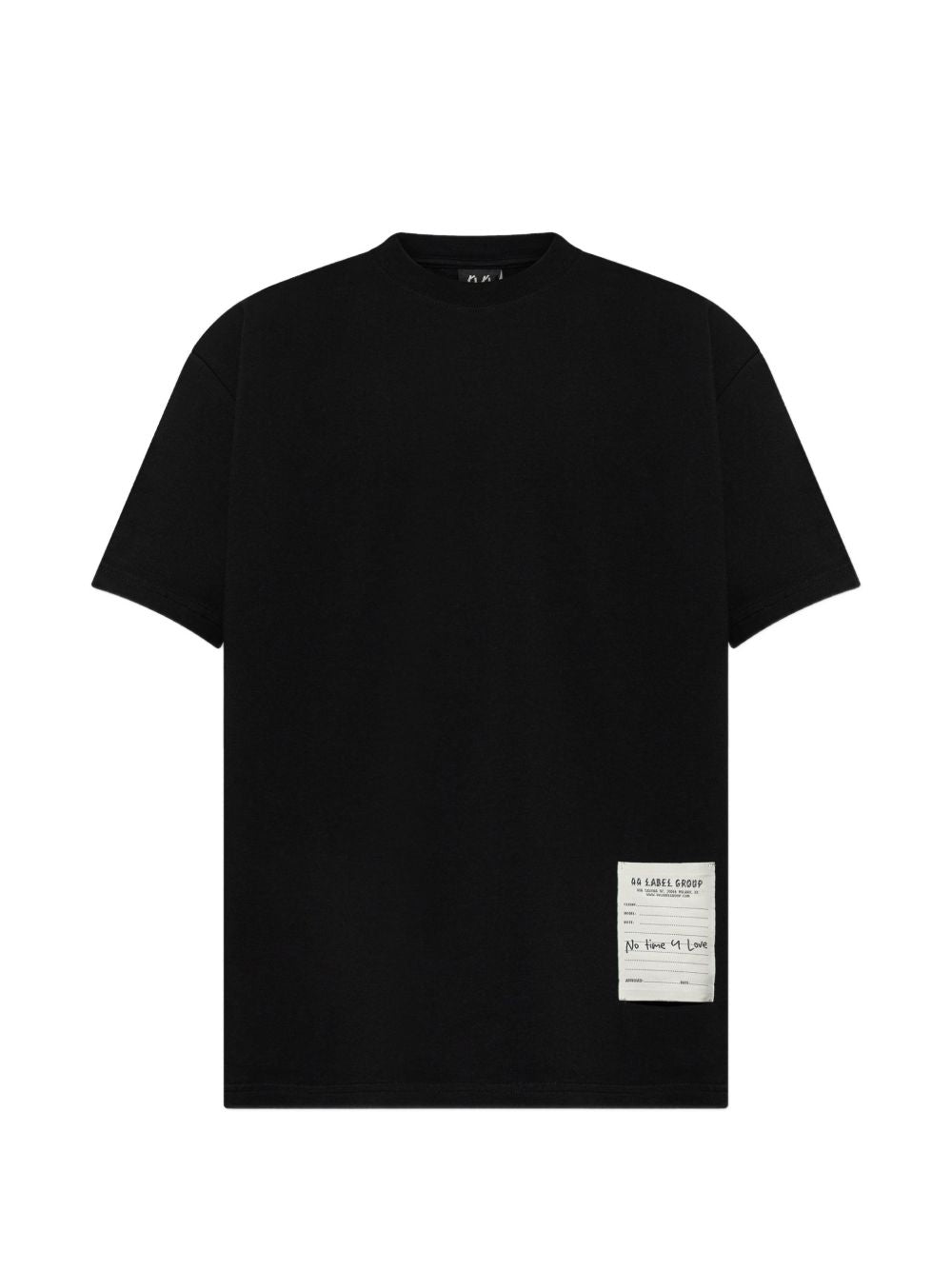 T-Shirt Con Stampa Frontale B0030556FA706 P748 BLACK 44 LABEL GROUP