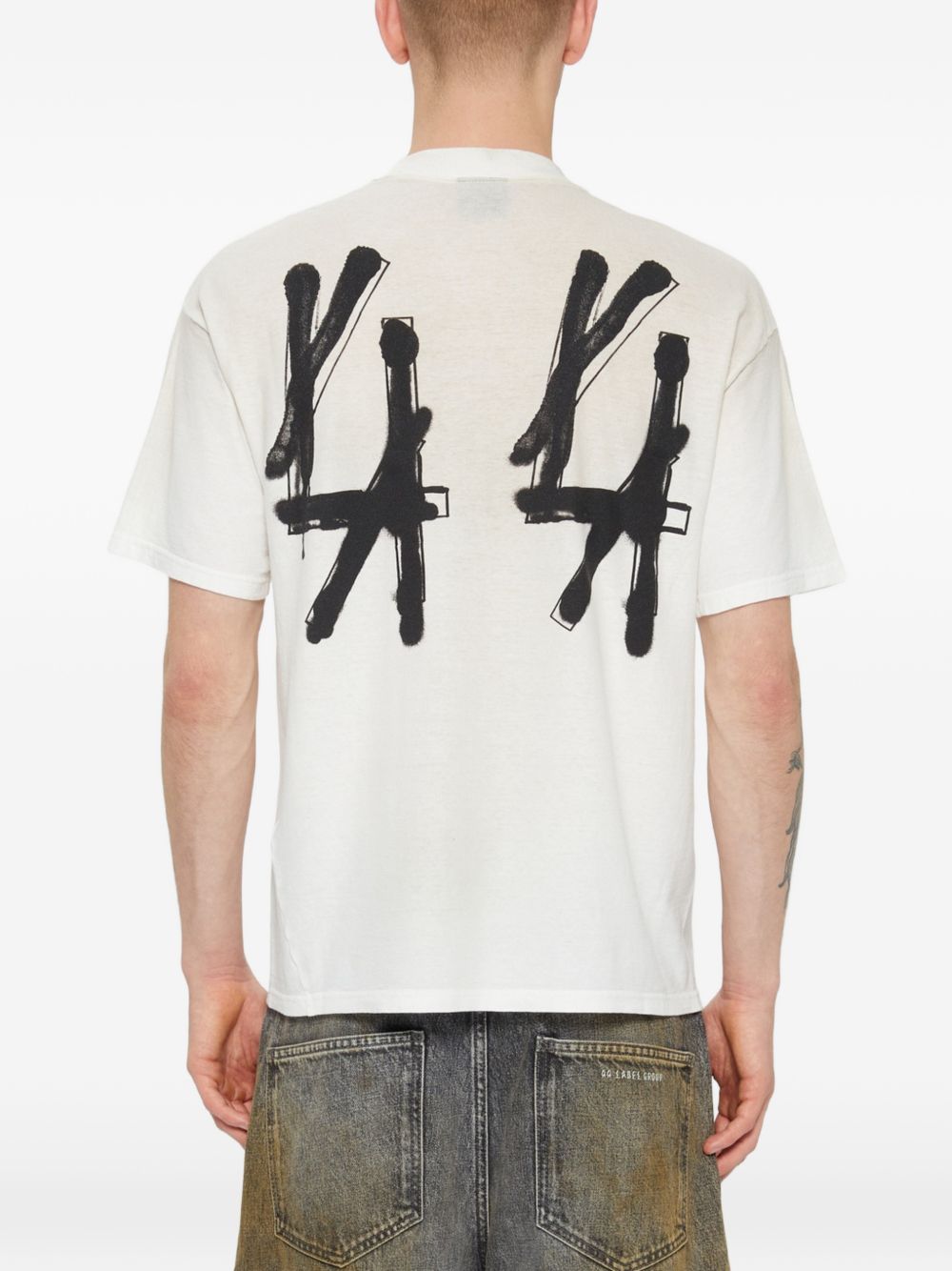 Relaxed Slim Tee B0030653FA725 P746 TARNISH WHITE 44 LABEL GROUP