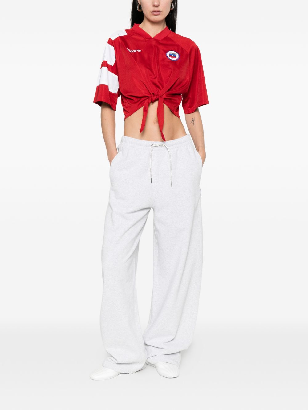 Cotton Terry Crystal Sweatpant 1CC2264040 050 LIGHT HEATHER GRAY ALEXANDER WANG