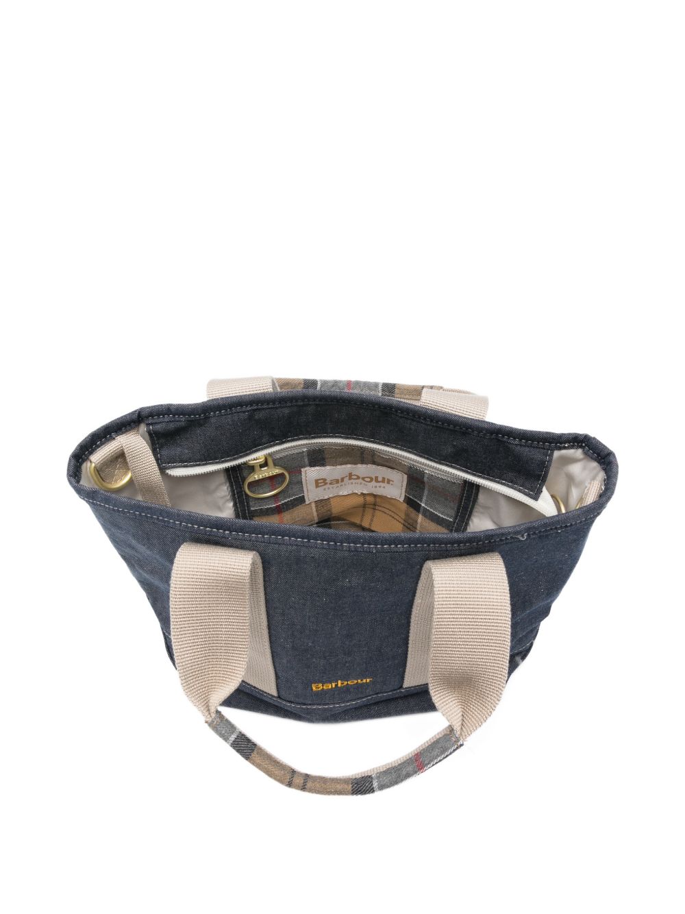 Mini borsa tote in denim Mya LBA0539 IN71 INDIGO BARBOUR