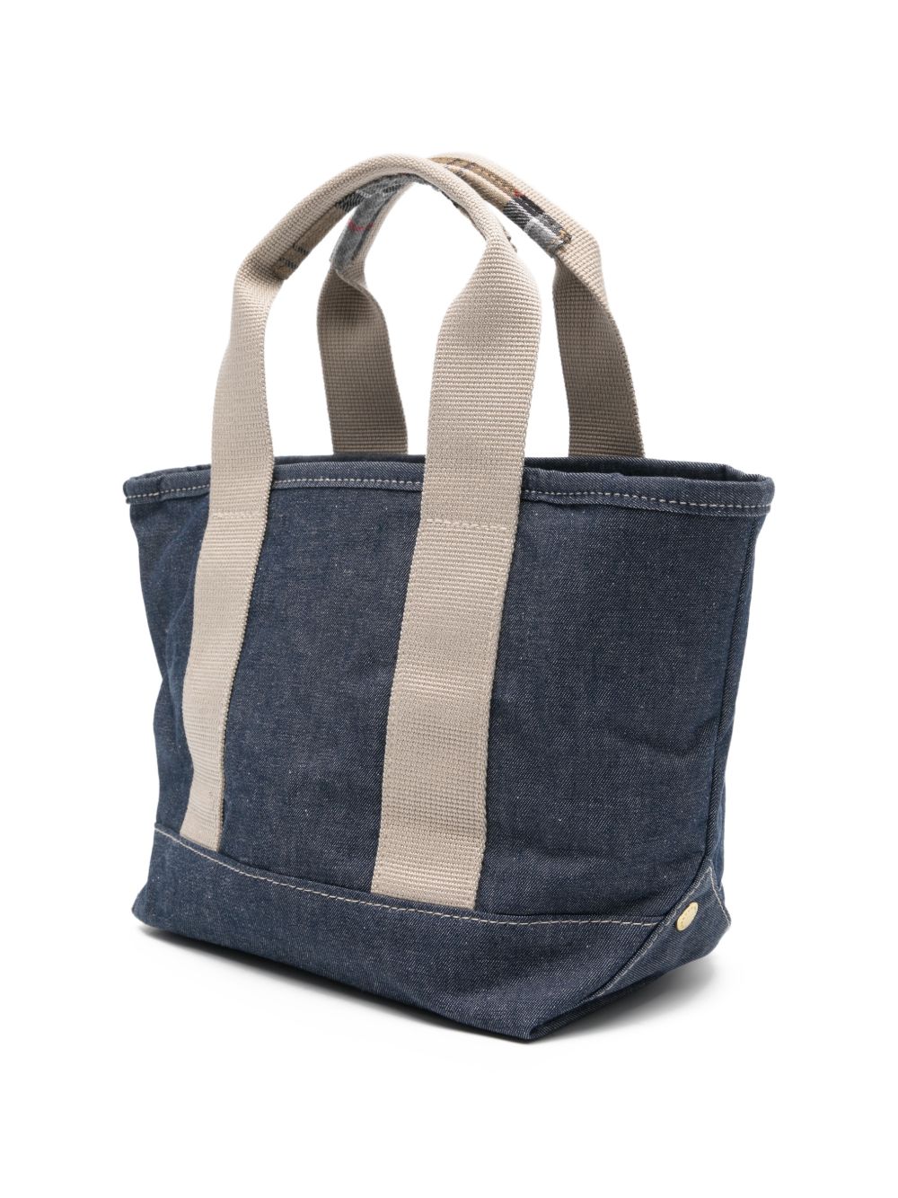 Mini borsa tote in denim Mya LBA0539 IN71 INDIGO BARBOUR